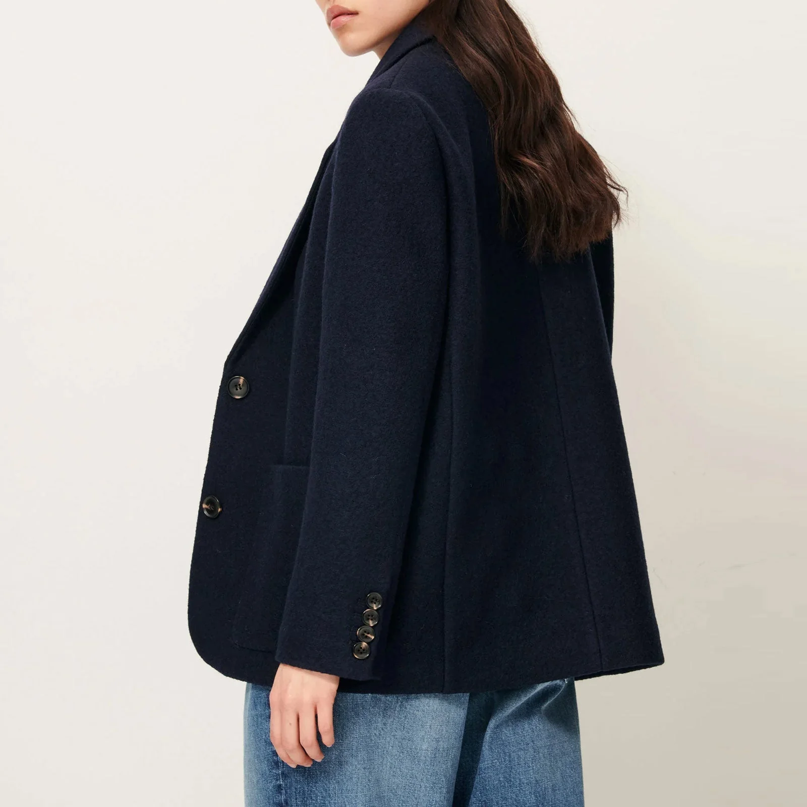 Madawool Wooly Jacket navy - Image 3