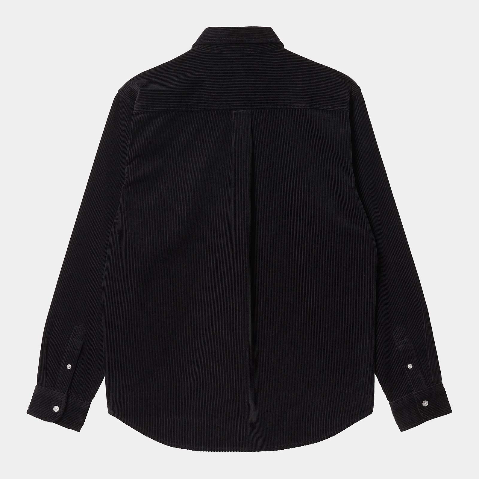 L/S Madison Cord Shirt black / wax - Image 2