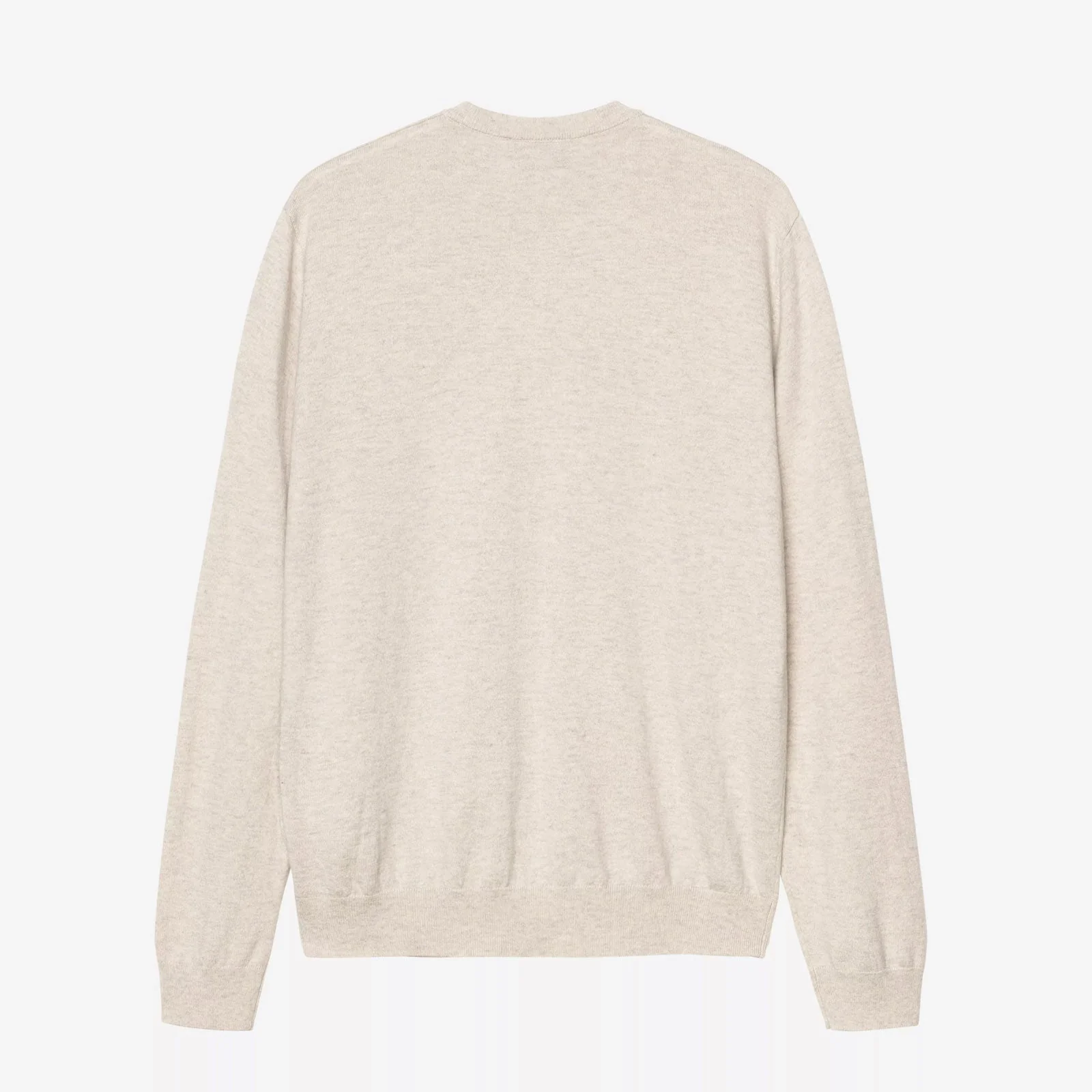 Madison Lambswool Sweater fleur de sel/black - Image 2