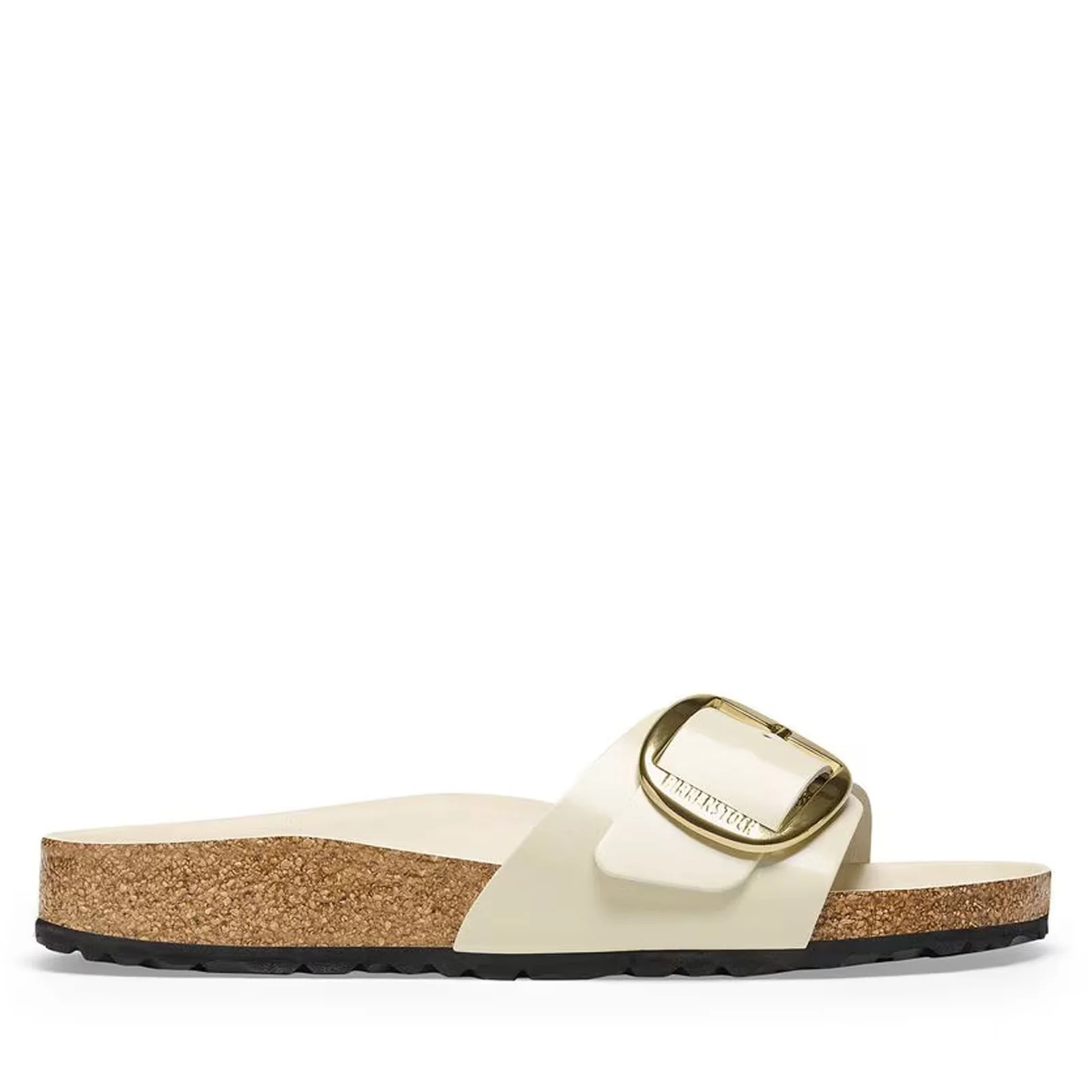 Madrid Big Buckle Narrow Fit high shine ecru