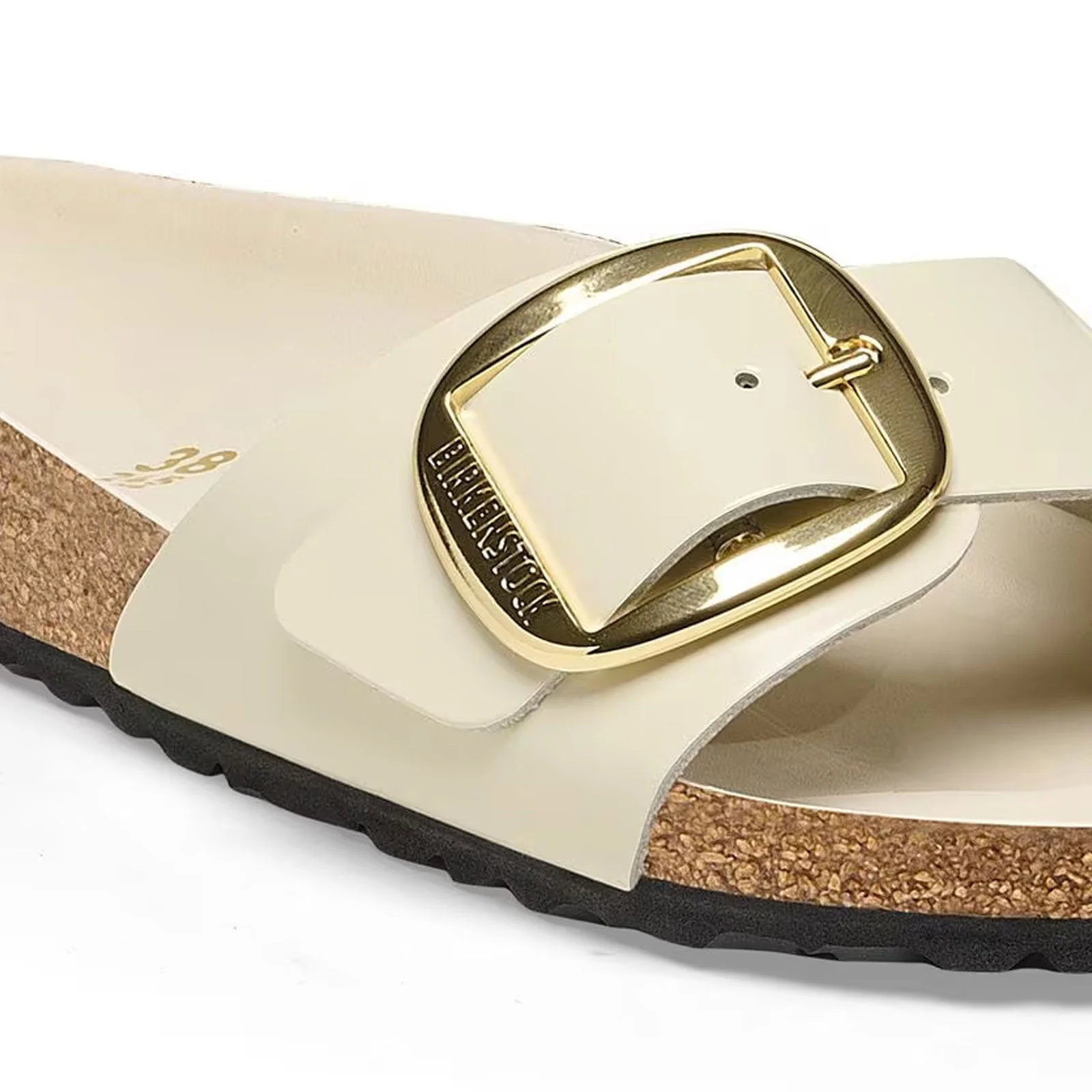 Madrid Big Buckle Narrow Fit high shine ecru - Image 6