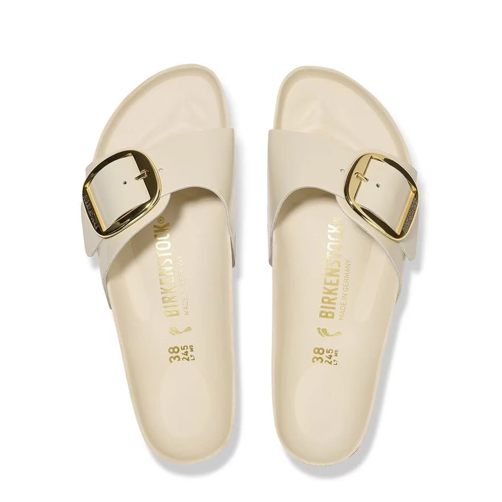 Madrid Big Buckle Narrow Fit high shine ecru - Image 7