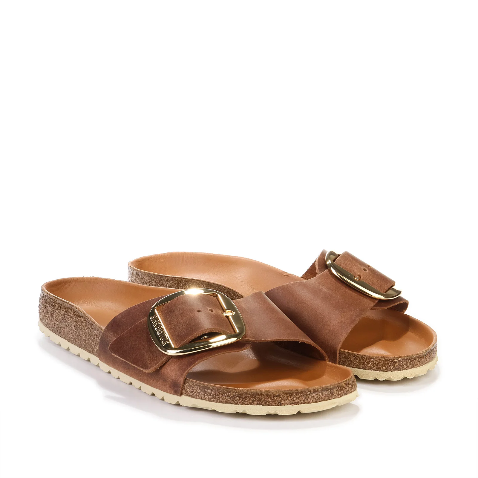 Madrid Big Buckle Narrow Fit LEOI cognac hex - Image 3