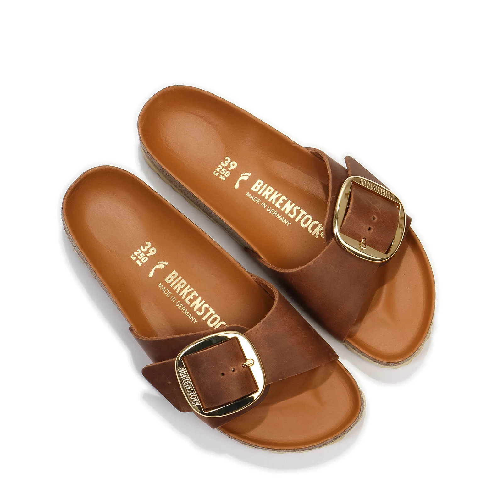 Madrid Big Buckle Narrow Fit LEOI cognac hex - Image 6
