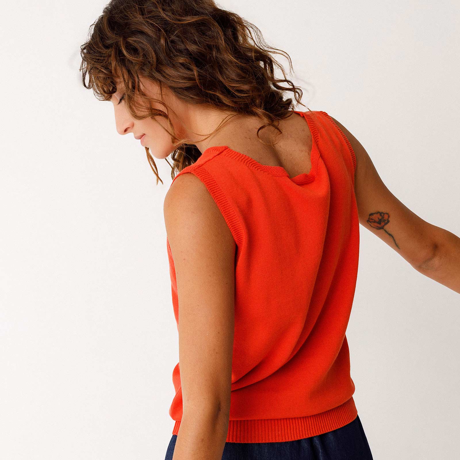 Maindi Top orange - Image 2