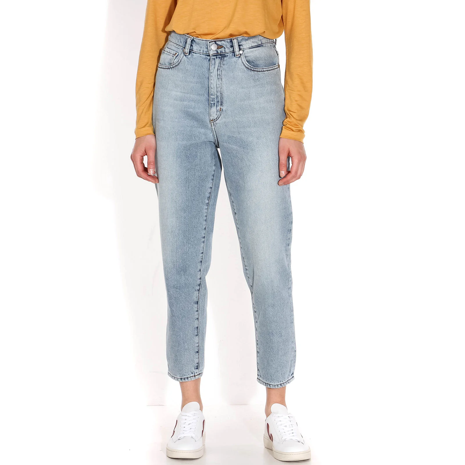 Mairaa Mom Fit Jeans faded blue - Image 2