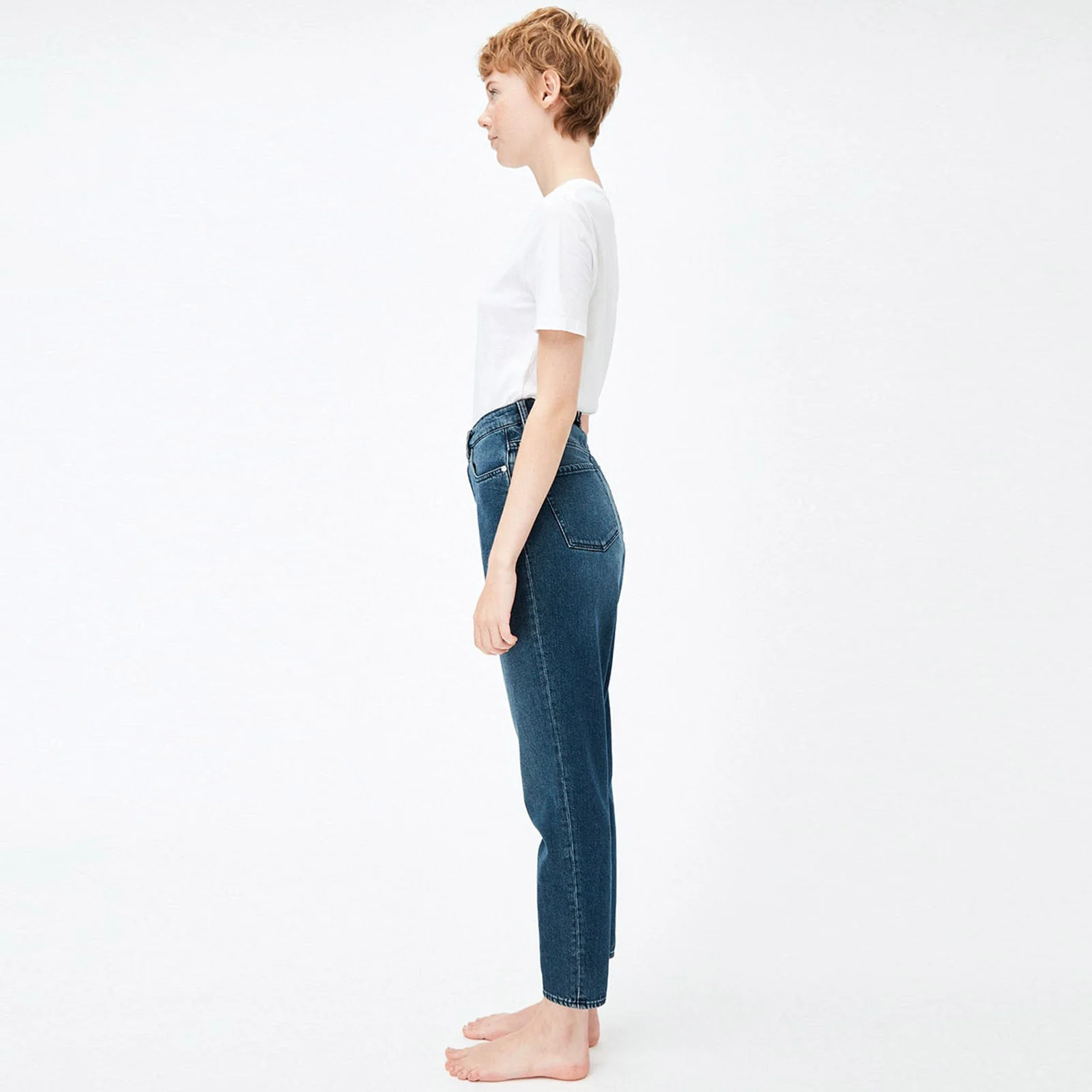 Mairaa Mom Fit Jeans stone wash - Image 3