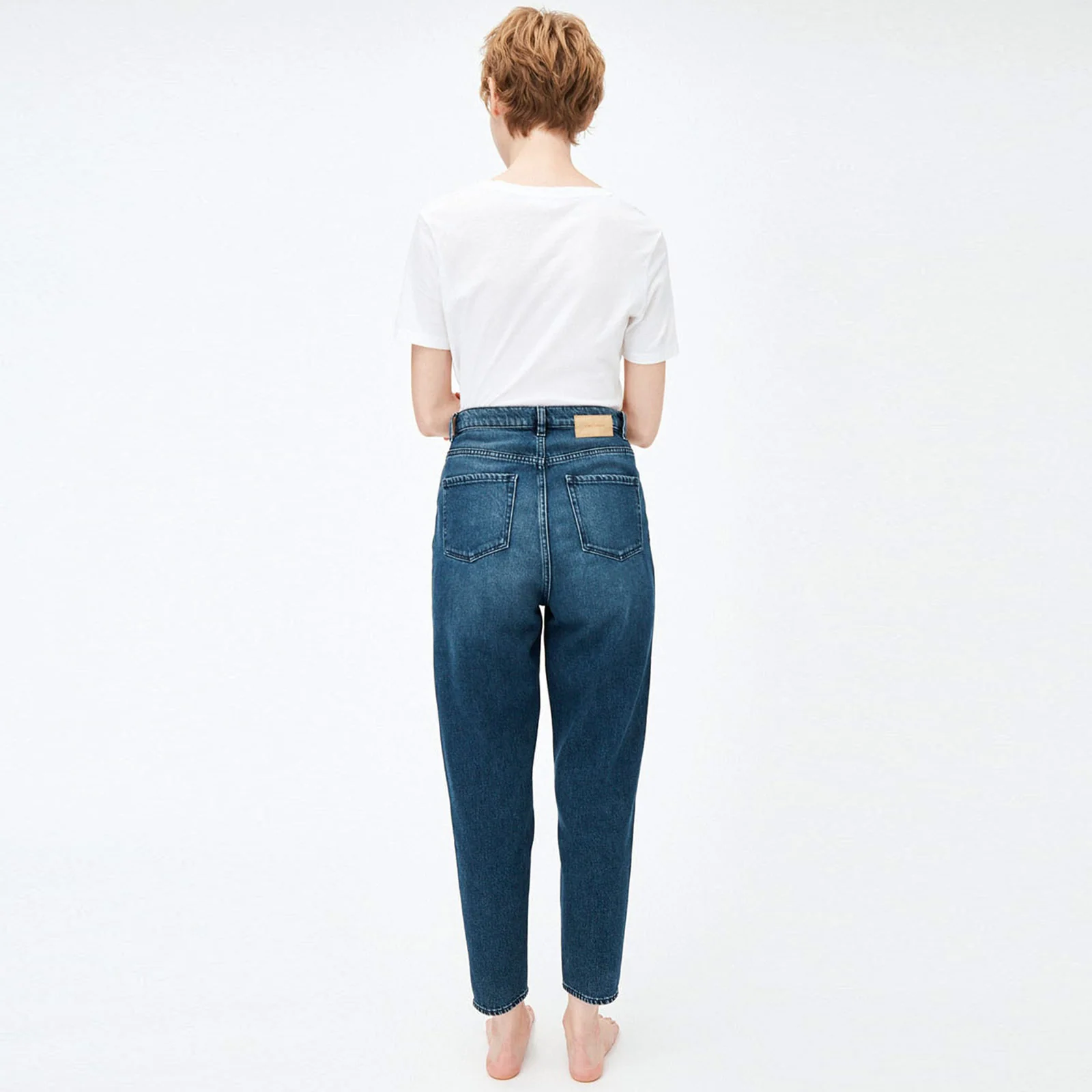 Mairaa Mom Fit Jeans stone wash - Image 4
