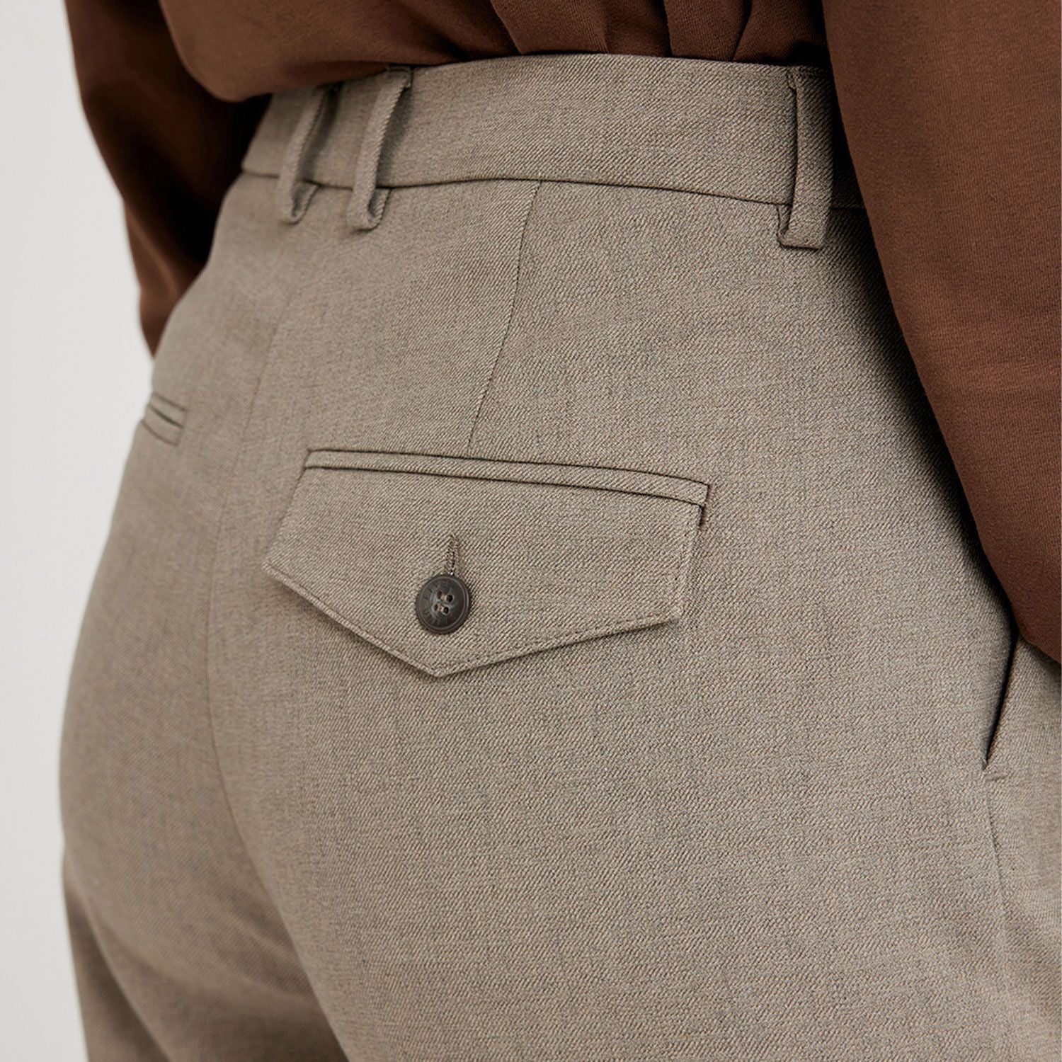 MalouFV 438 Trousers dark sand melange - Image 5