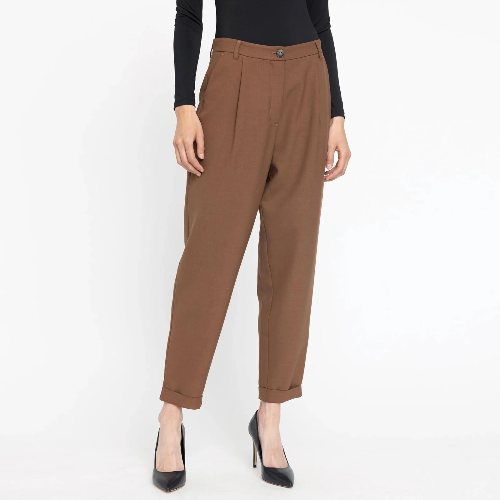 MalouFV Trousers 085 amber melange - Image 2