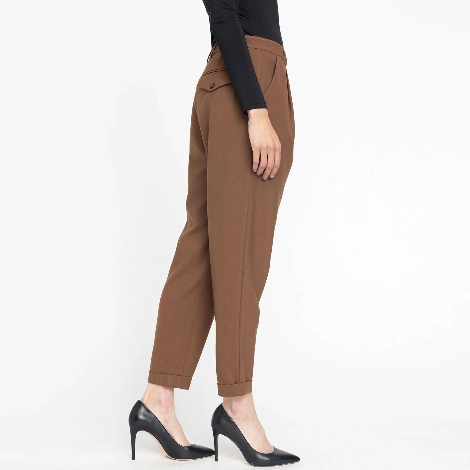 MalouFV Trousers 085 amber melange - Image 3