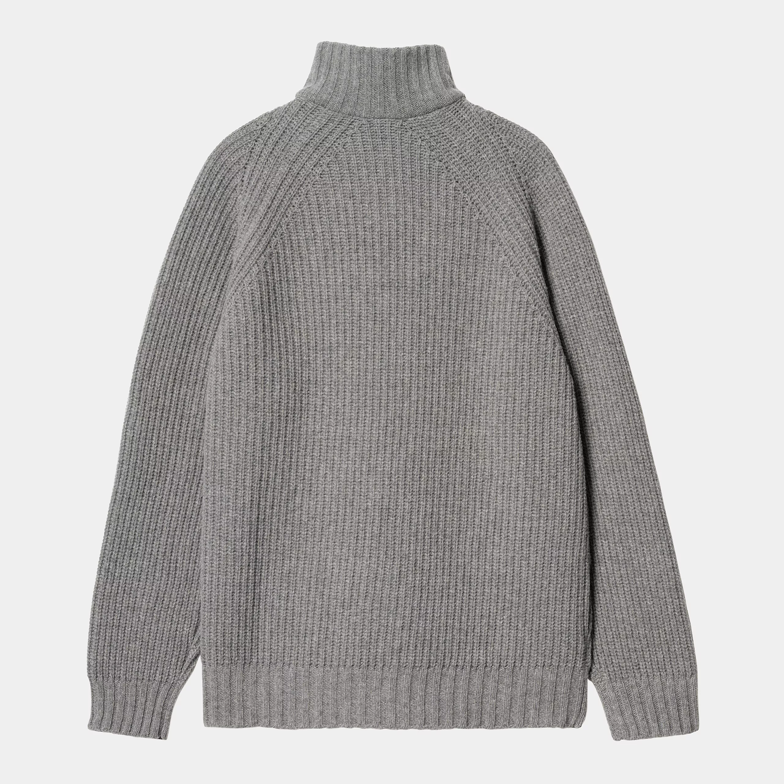 Marlon Half Zip Sweater grey heather - Image 2