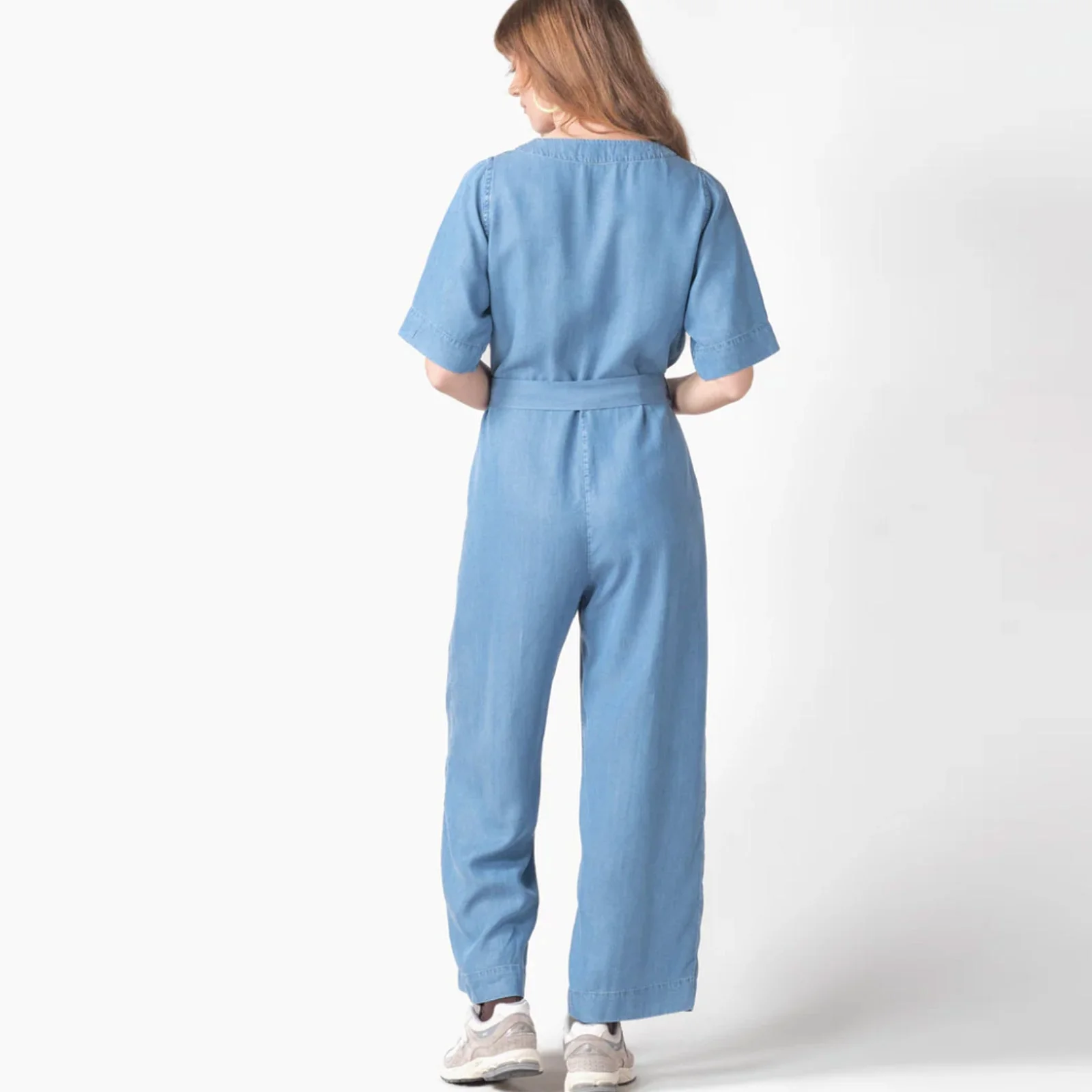 Marna Jumpsuit light blue chambrey - Image 2
