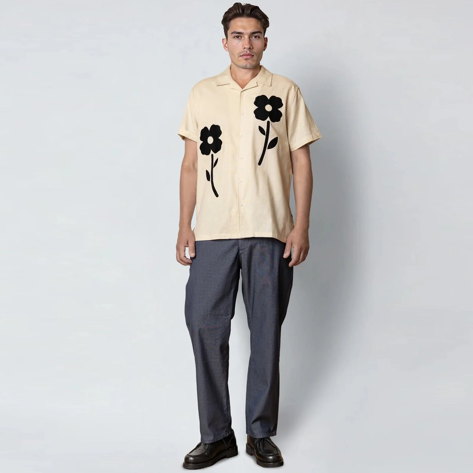Marseille Dobby Chinos navy - Image 3