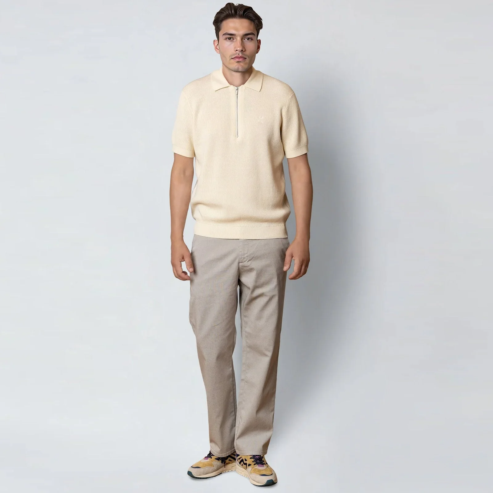 Marseille Dobby Chinos soft sand - Image 3