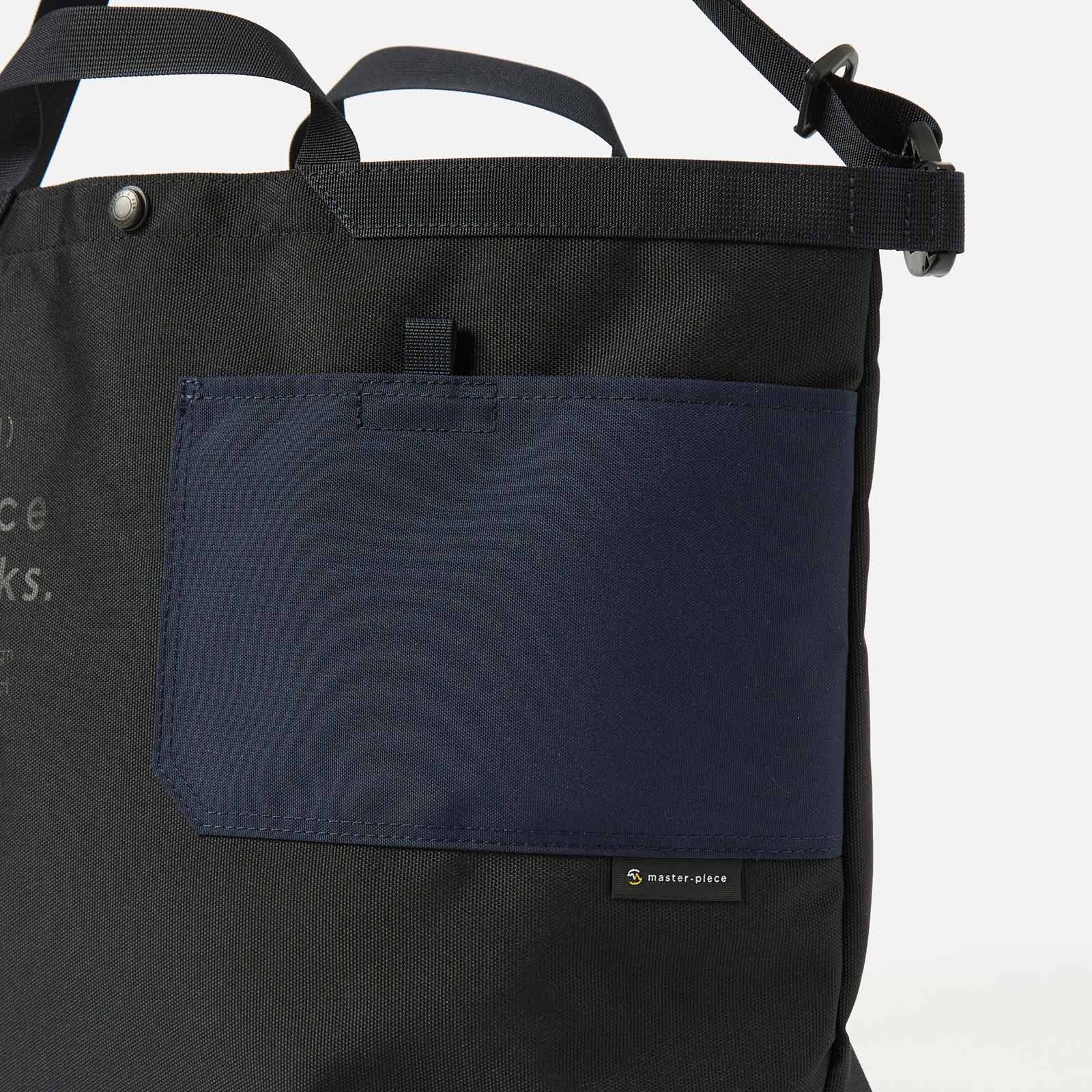 master-piece x Universal Works Large Tote Bag black - Image 5
