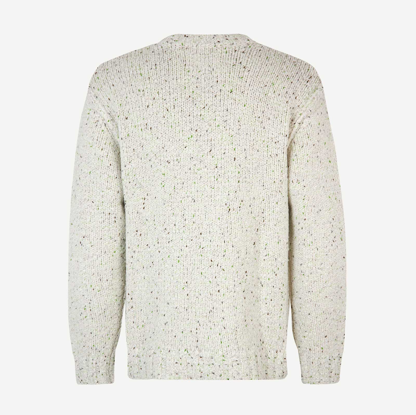 Max Crew Neck Jumper white multico neps - Image 5