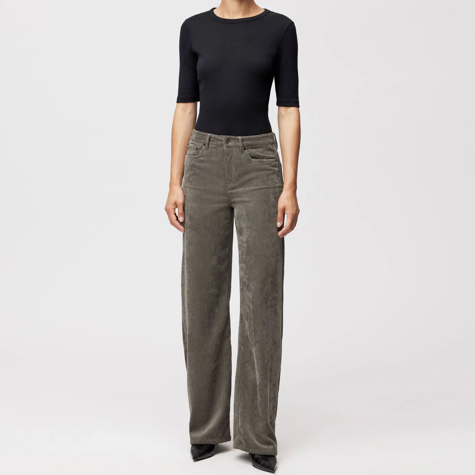Medley Cord Pants 132041 granite grey