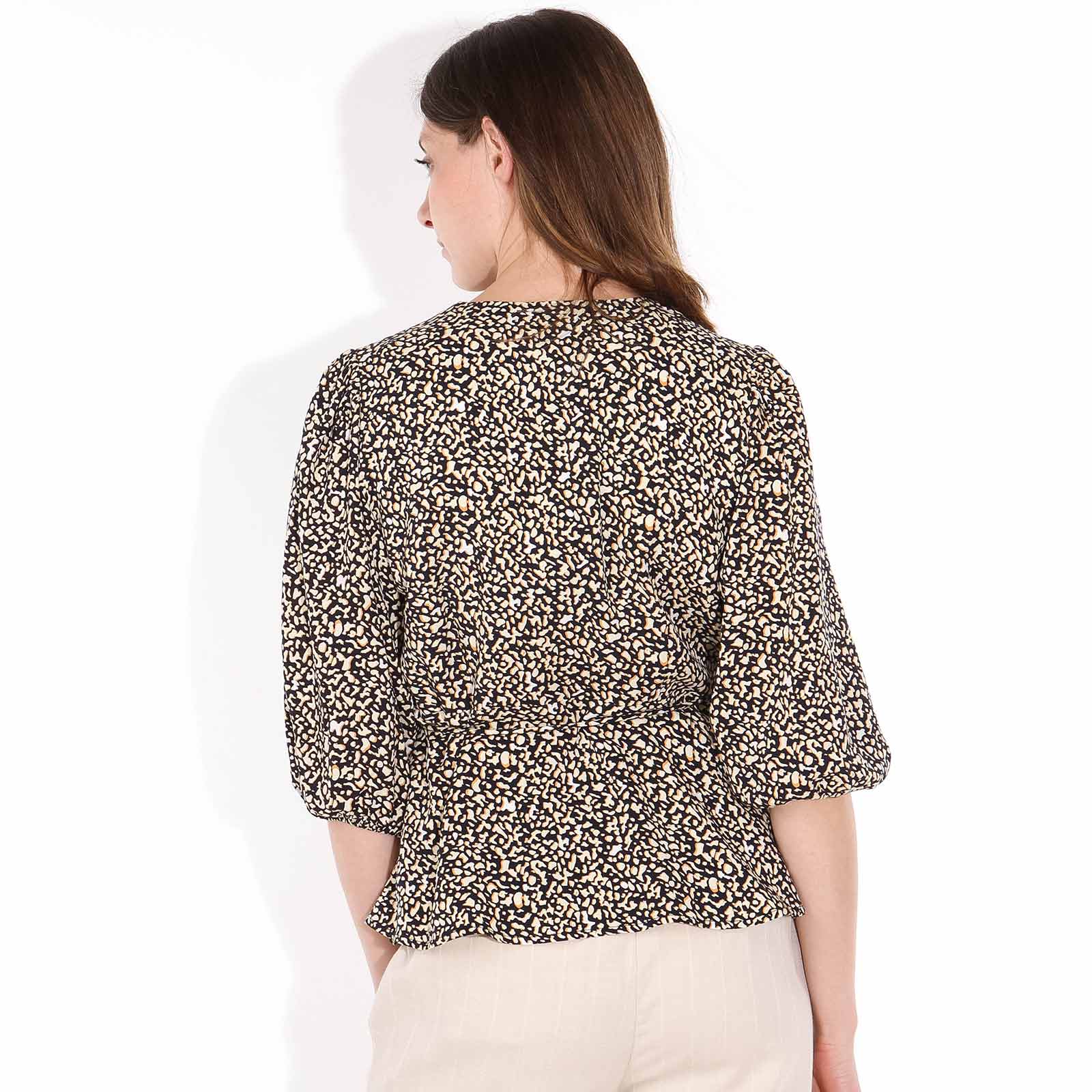 Melany Blouse navy blazer - Image 5