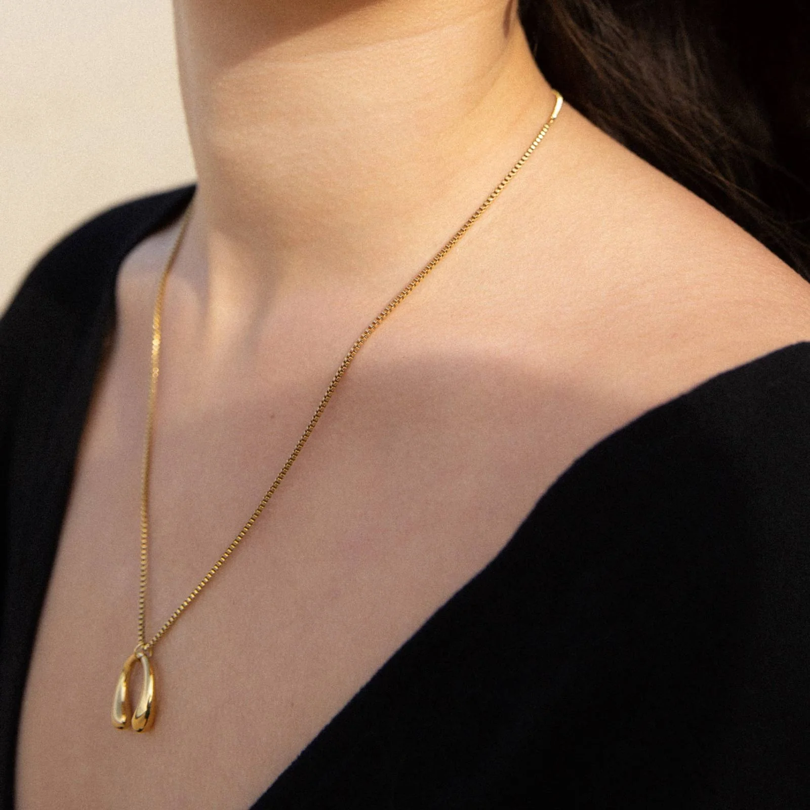 Melt Necklace gold - Image 2