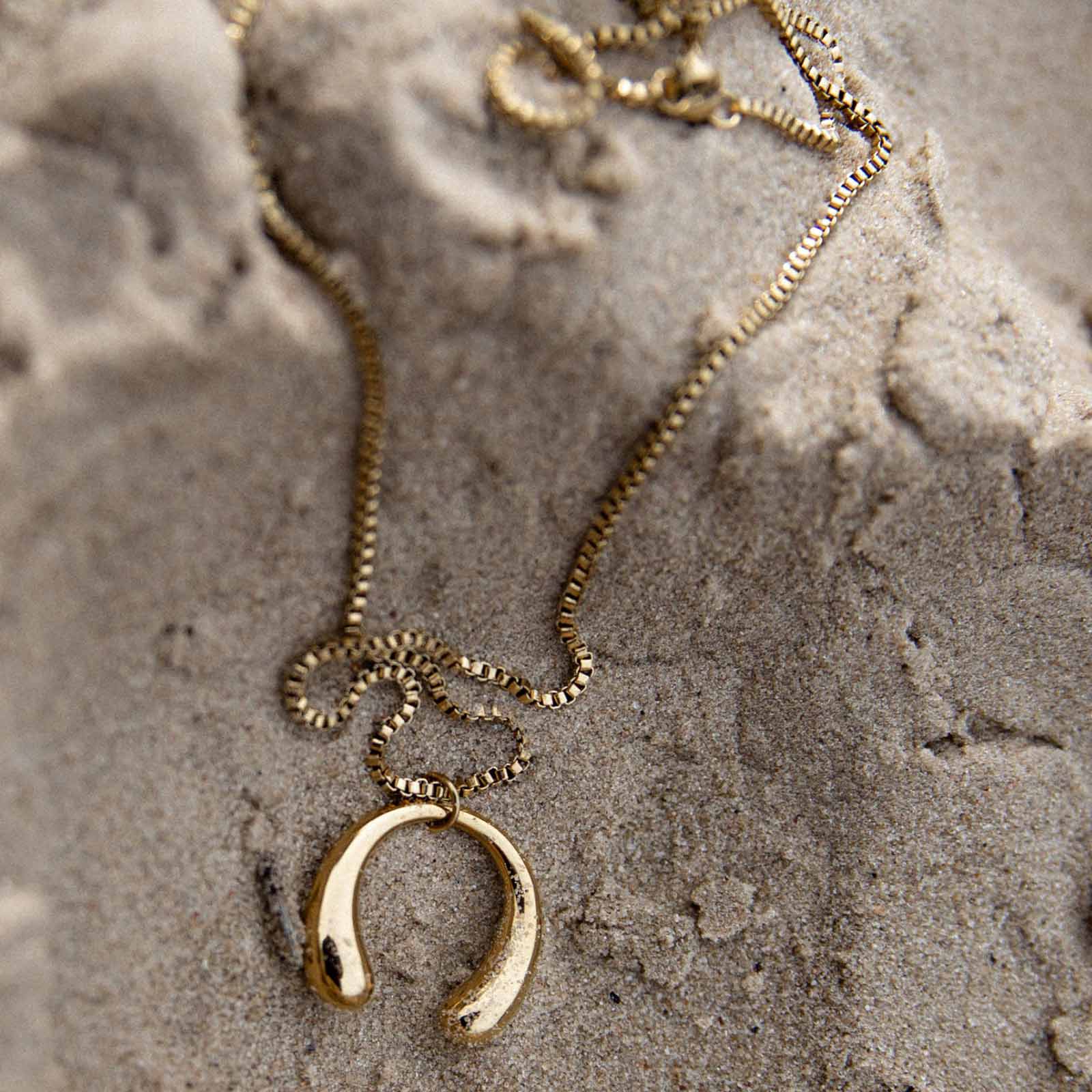 Melt Necklace gold - Image 4