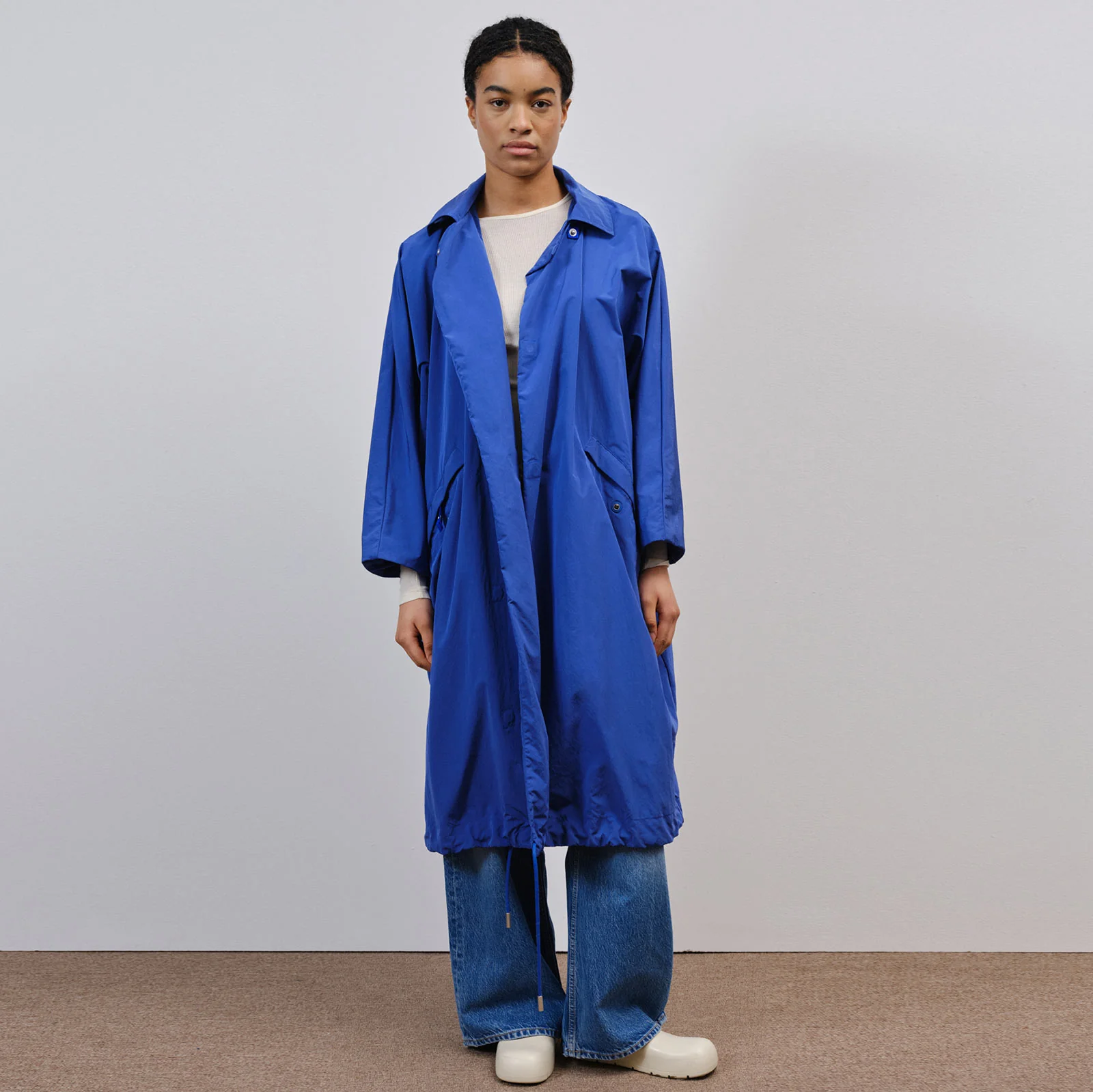 Miami Trench Coat embassy blue - Image 2