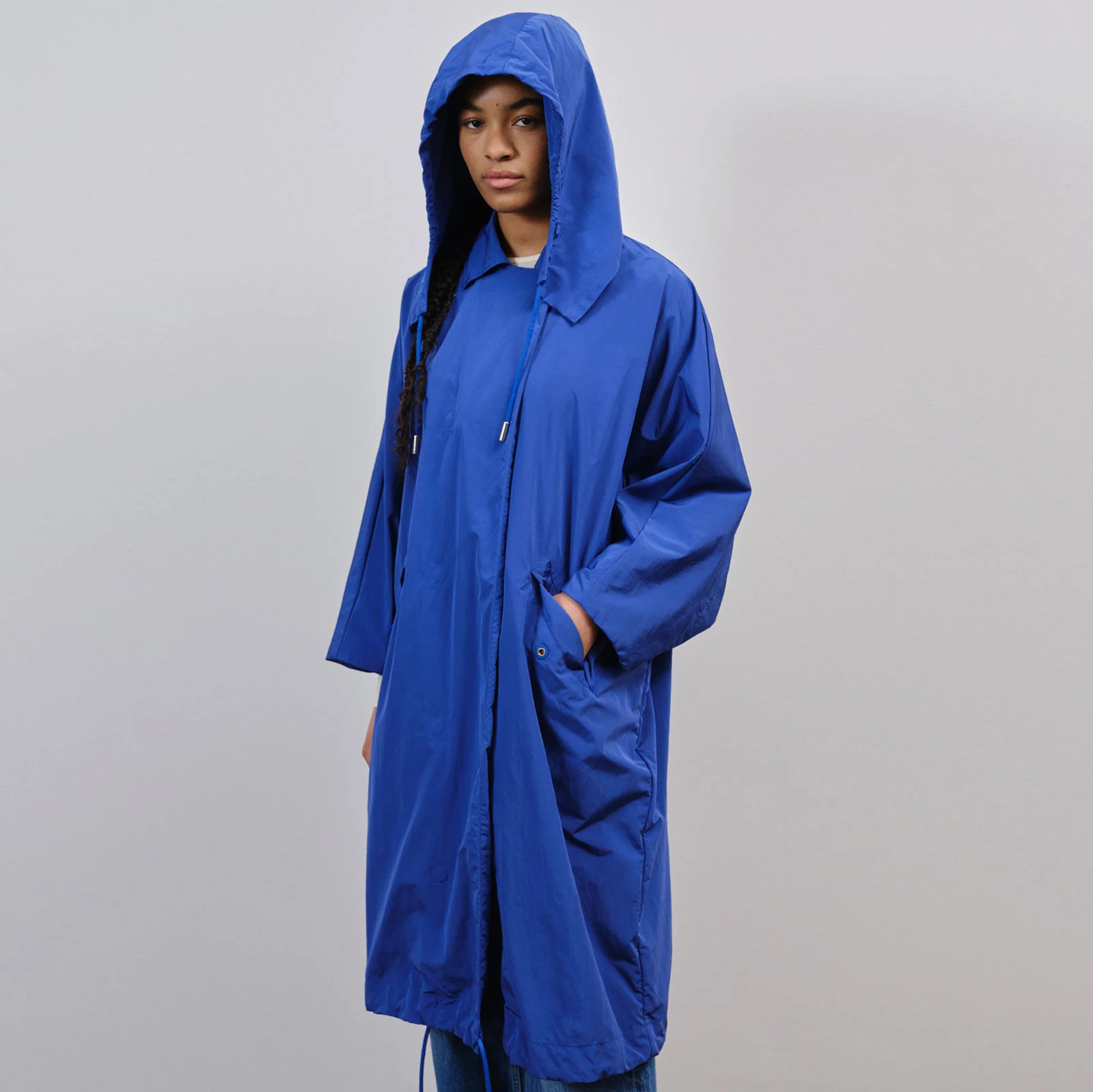 Miami Trench Coat embassy blue - Image 4