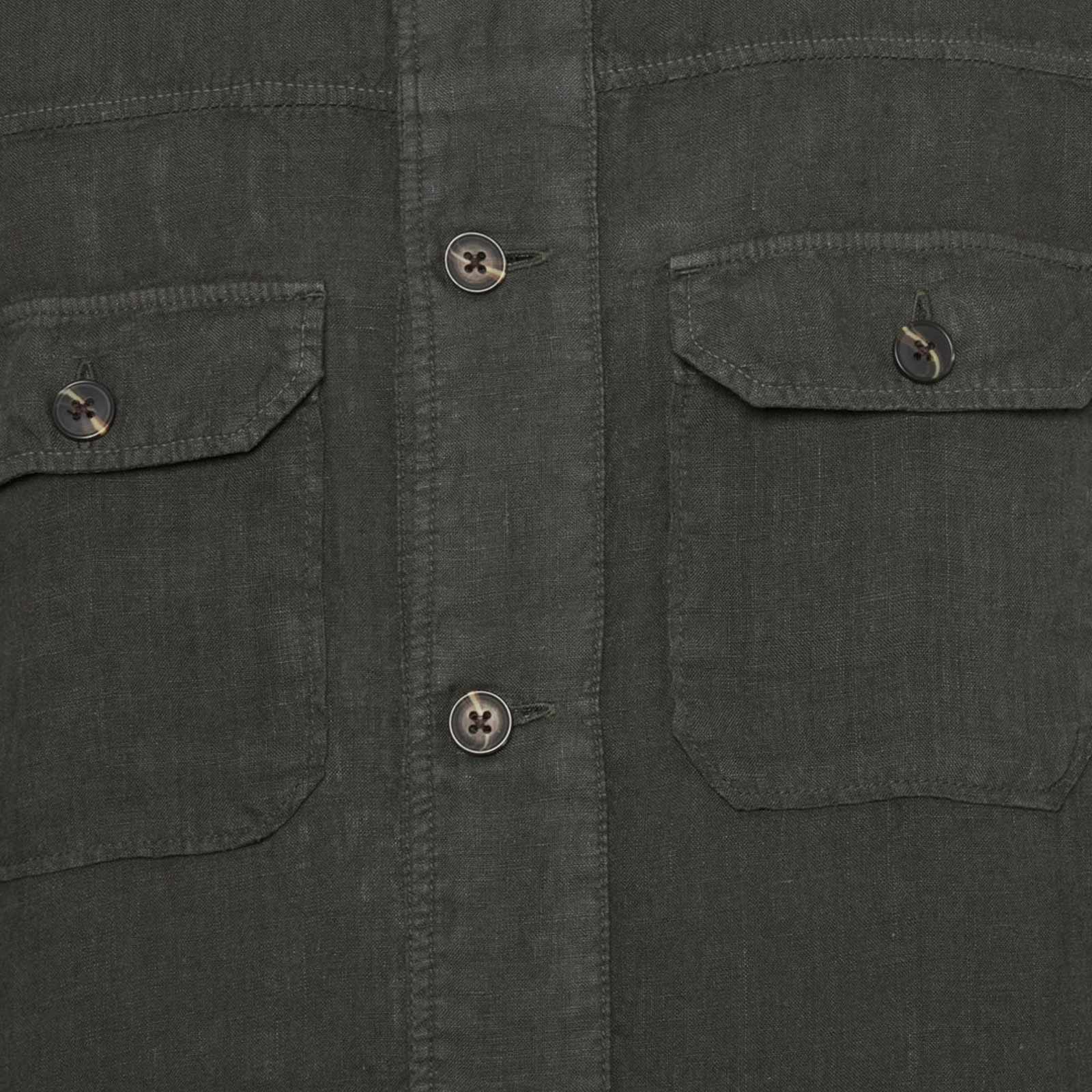 Micah Overshirt black ink - Image 3
