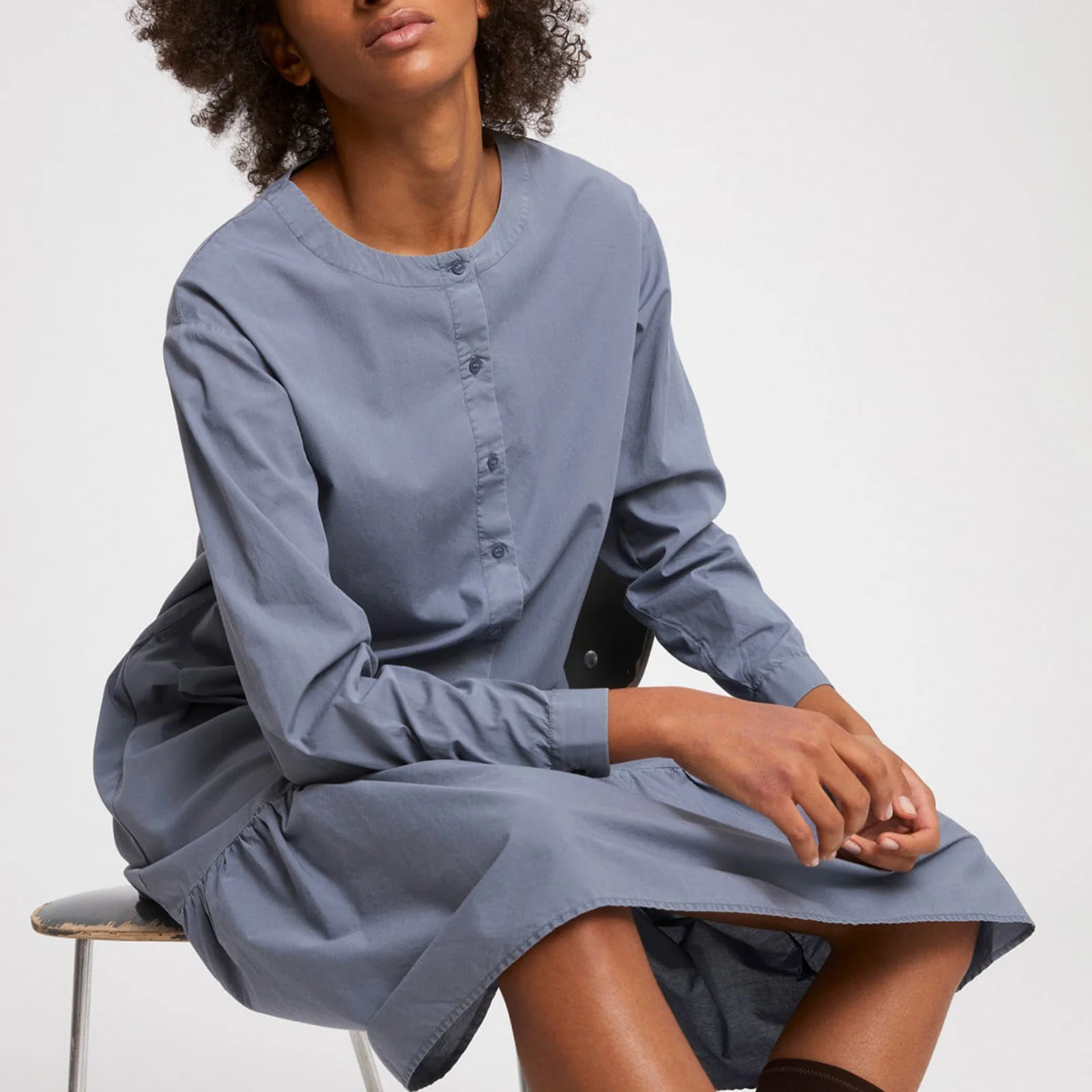 Mihaelaa Earthcolors Dress natural indigo - Image 3