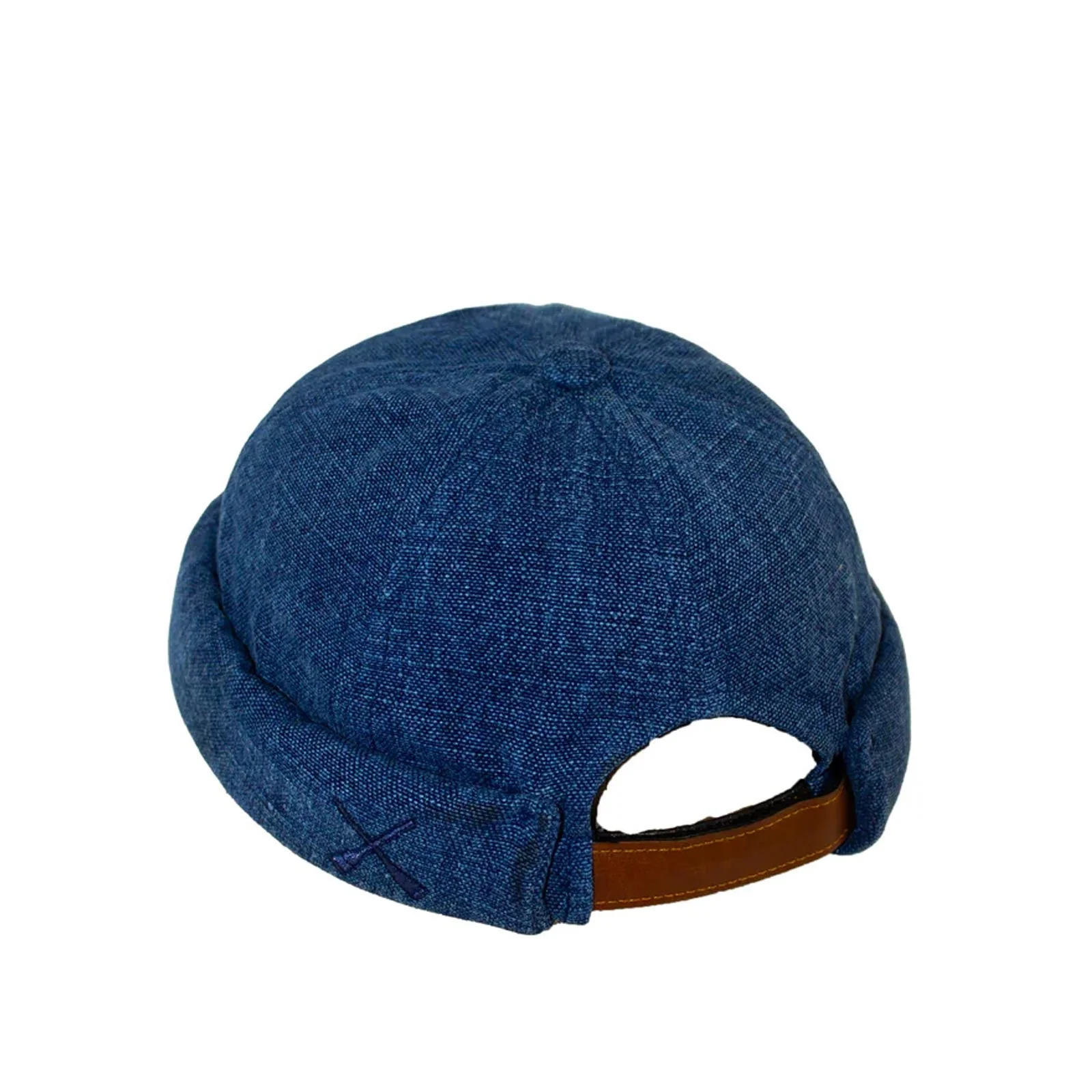 Miki Linen Hat indigo washed