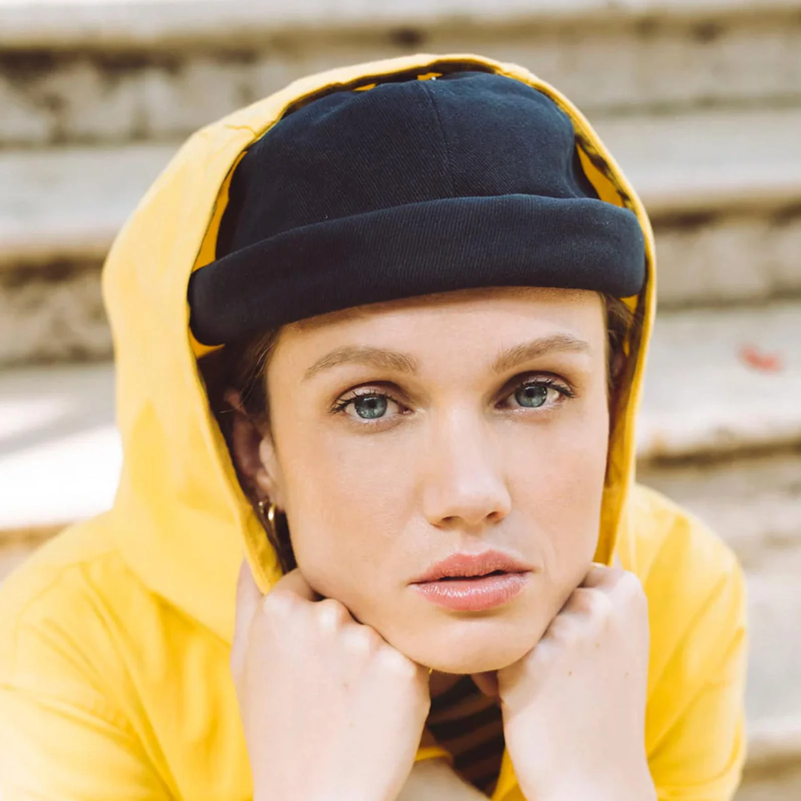 Miki Moleskin Hat dark navy - Image 2