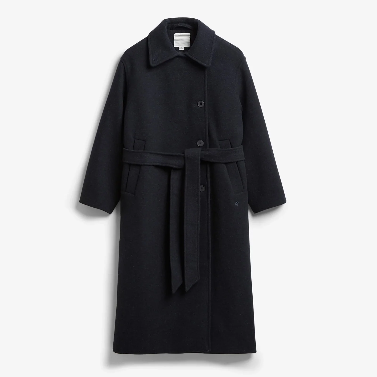 Milleah Wool Coat navy melange - Image 3