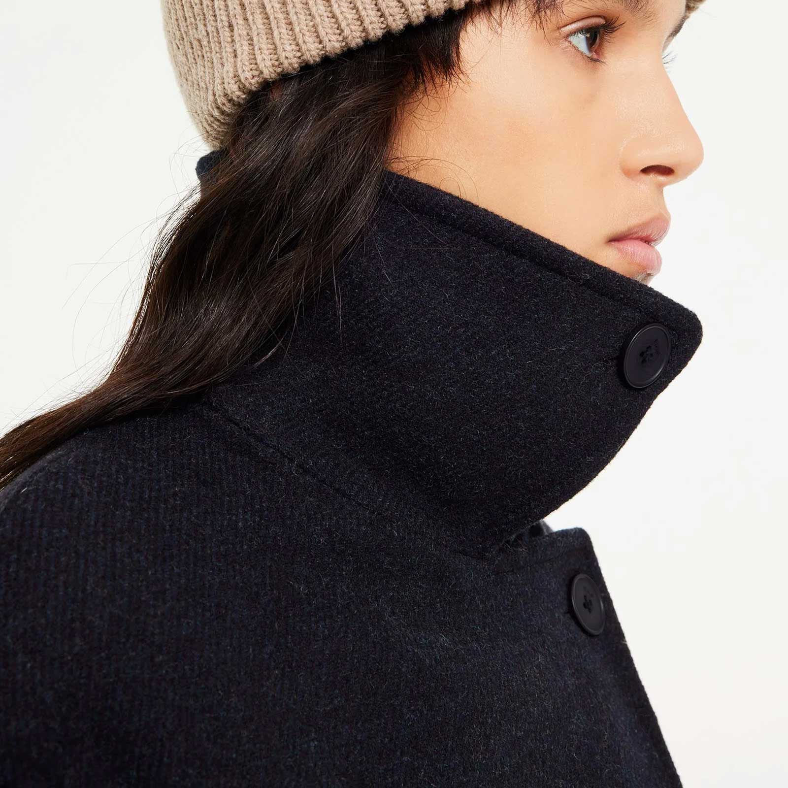 Milleah Wool Coat navy melange - Image 5