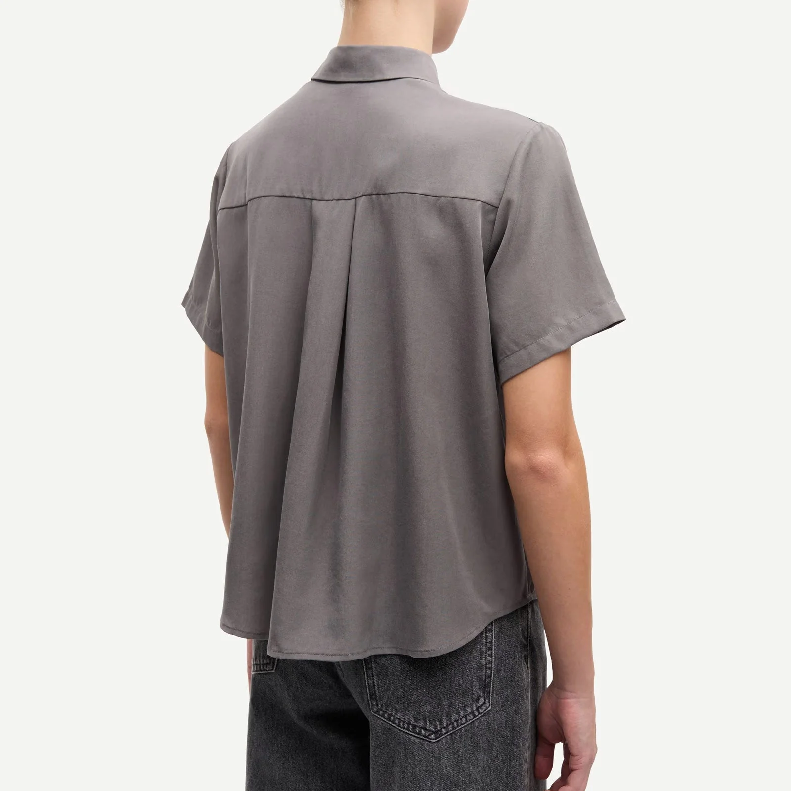 Mina SS Shirt 14028 dark gull gray - Image 5