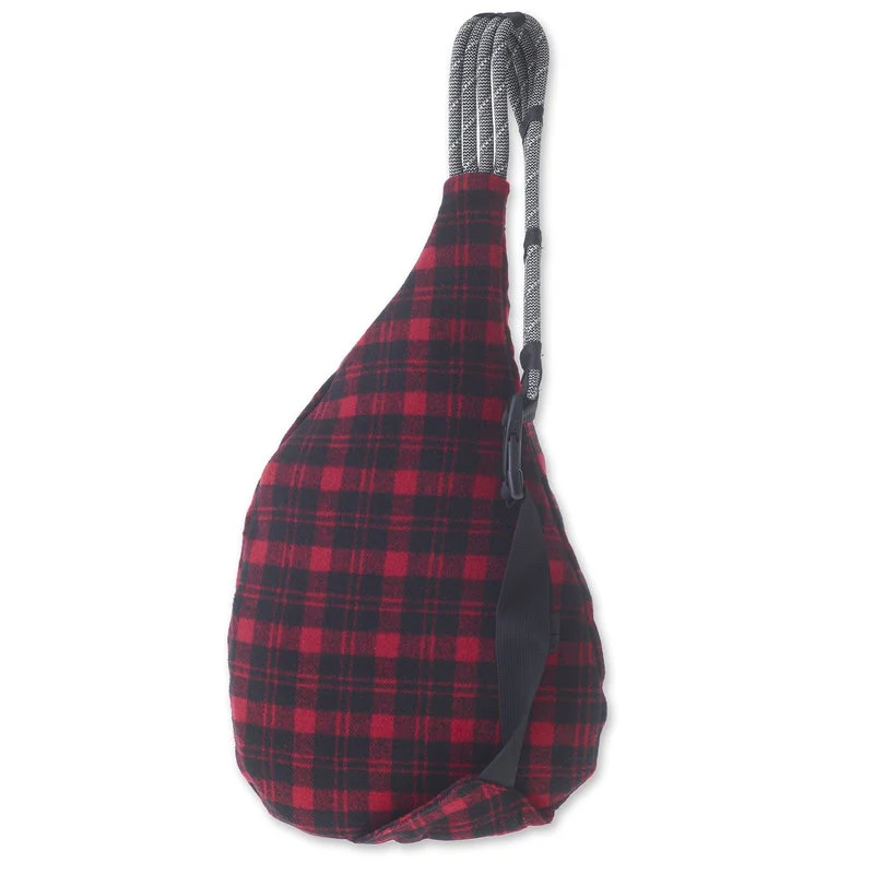 Mini Plaid Rope Bag lumberjack - Image 2
