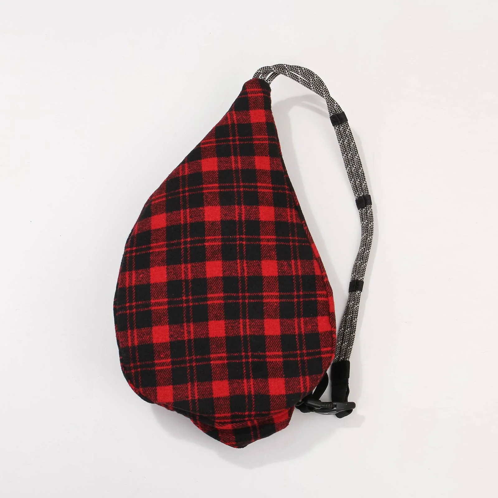 Mini Plaid Rope Bag lumberjack - Image 4