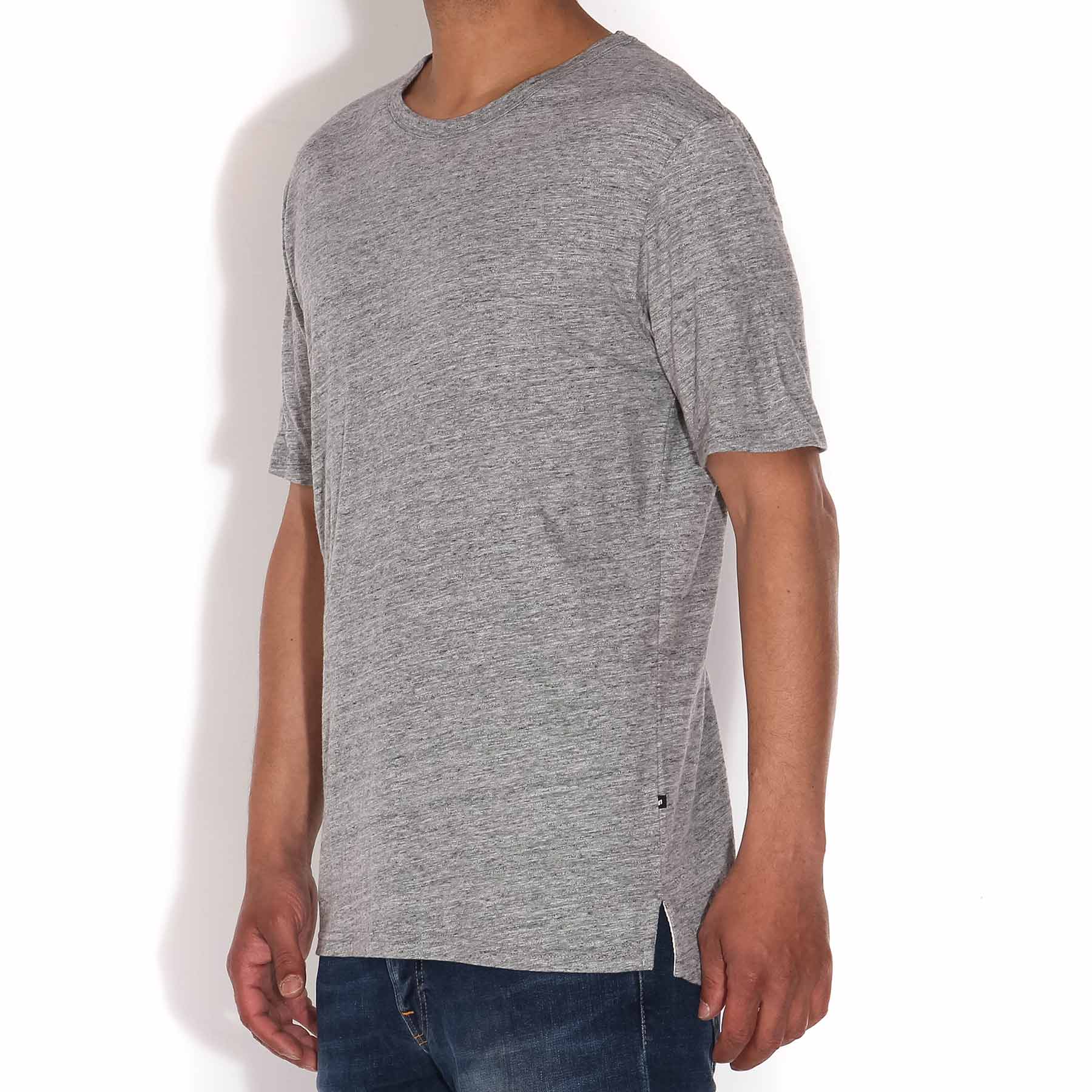 Delta T-Shirt light grey melange - Image 2