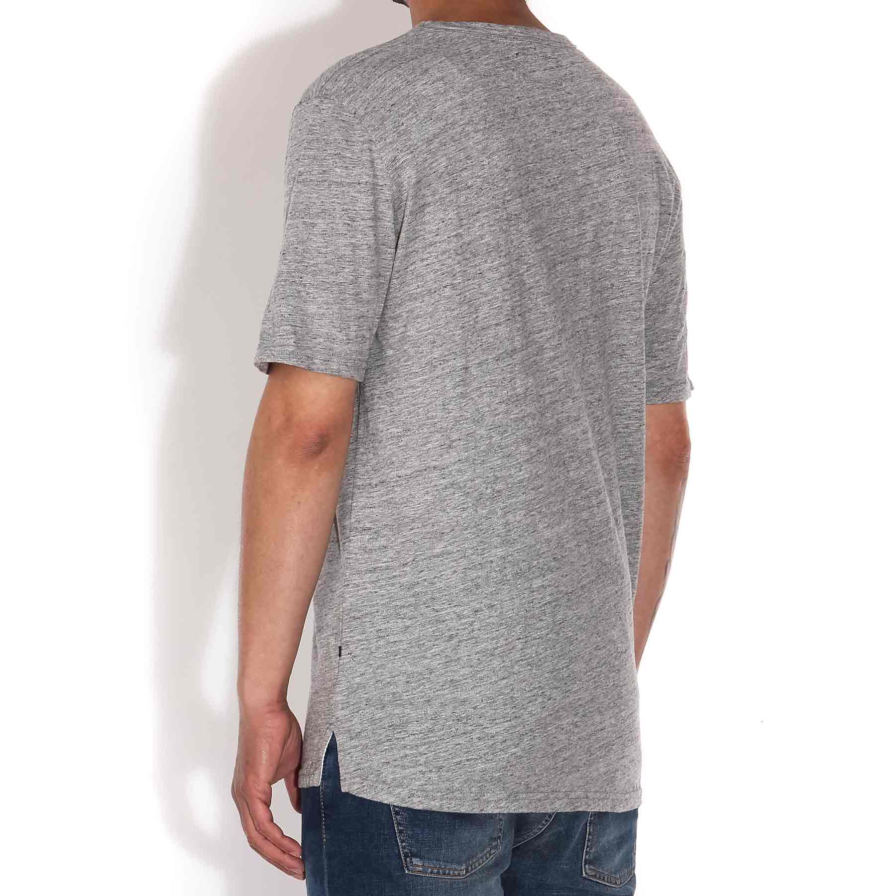 Delta T-Shirt light grey melange - Image 3