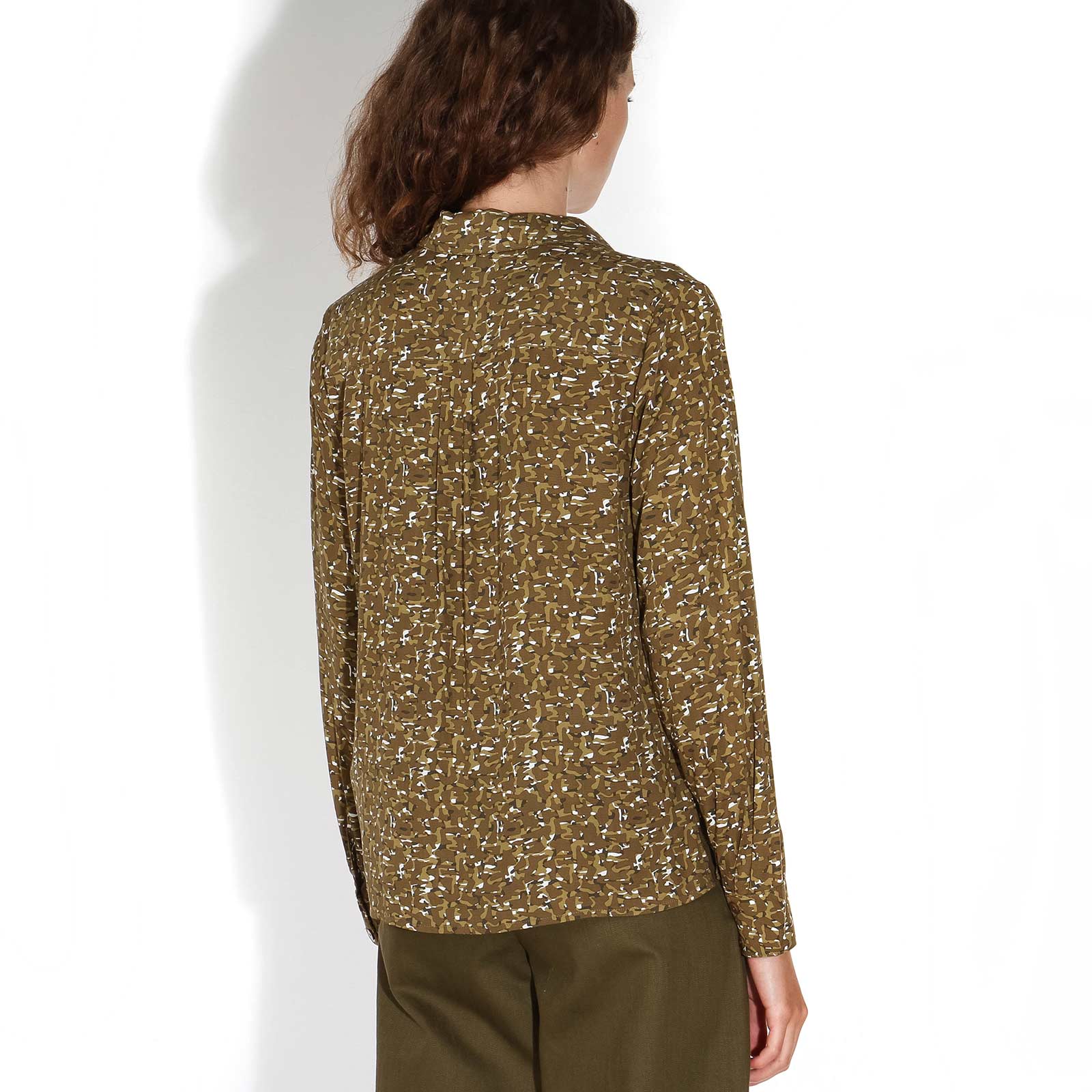 Kesia Blouse dark olive - Image 3