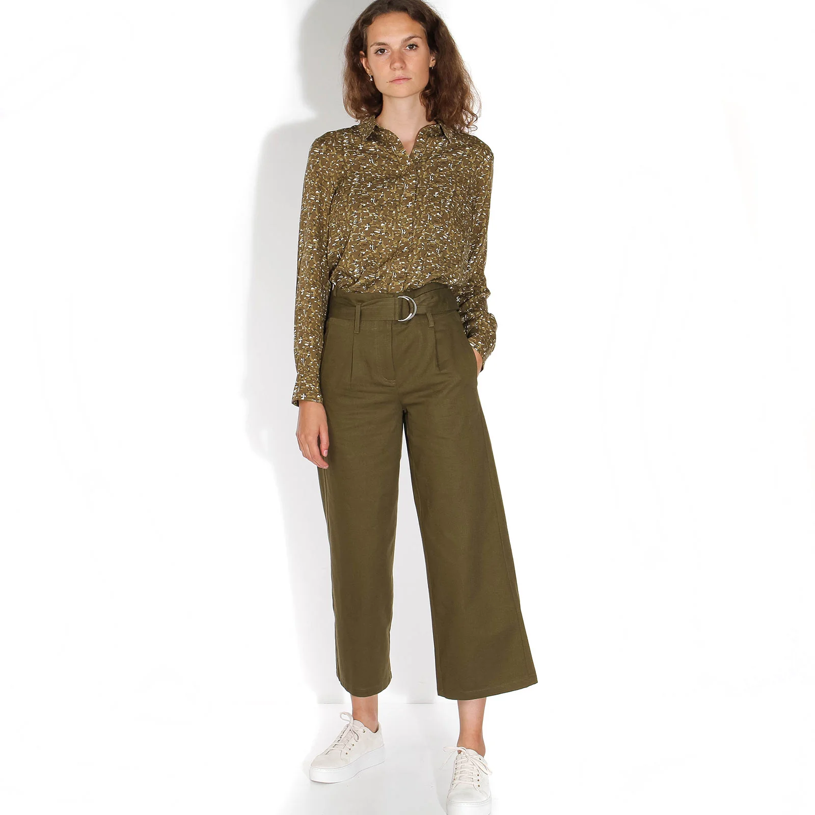 Kesia Blouse dark olive - Image 4