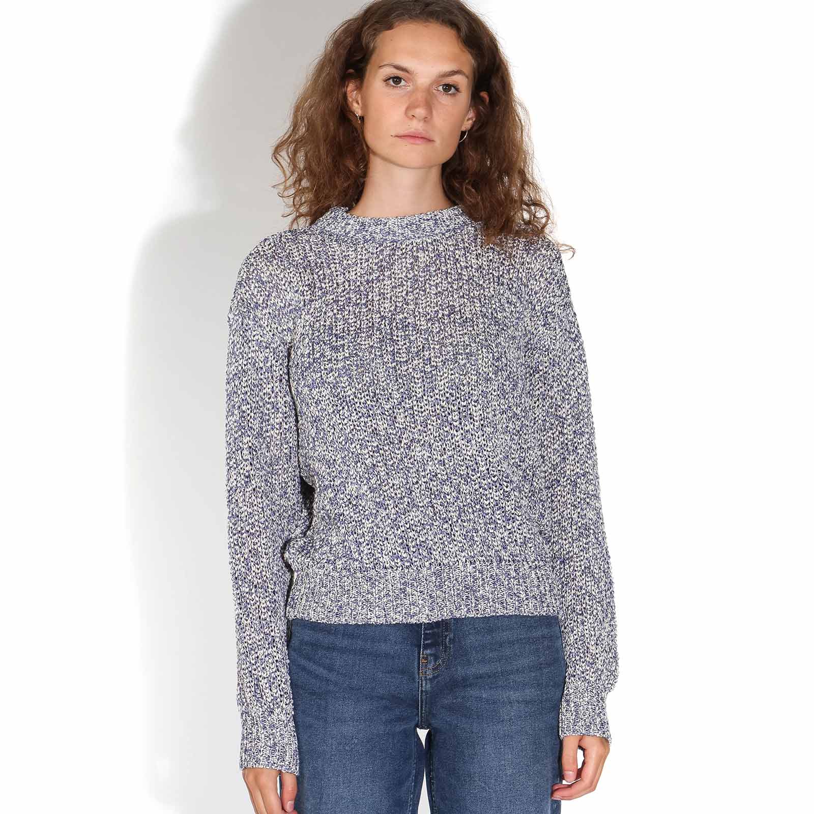 Mikala Jumper dusty blue melange - Image 2