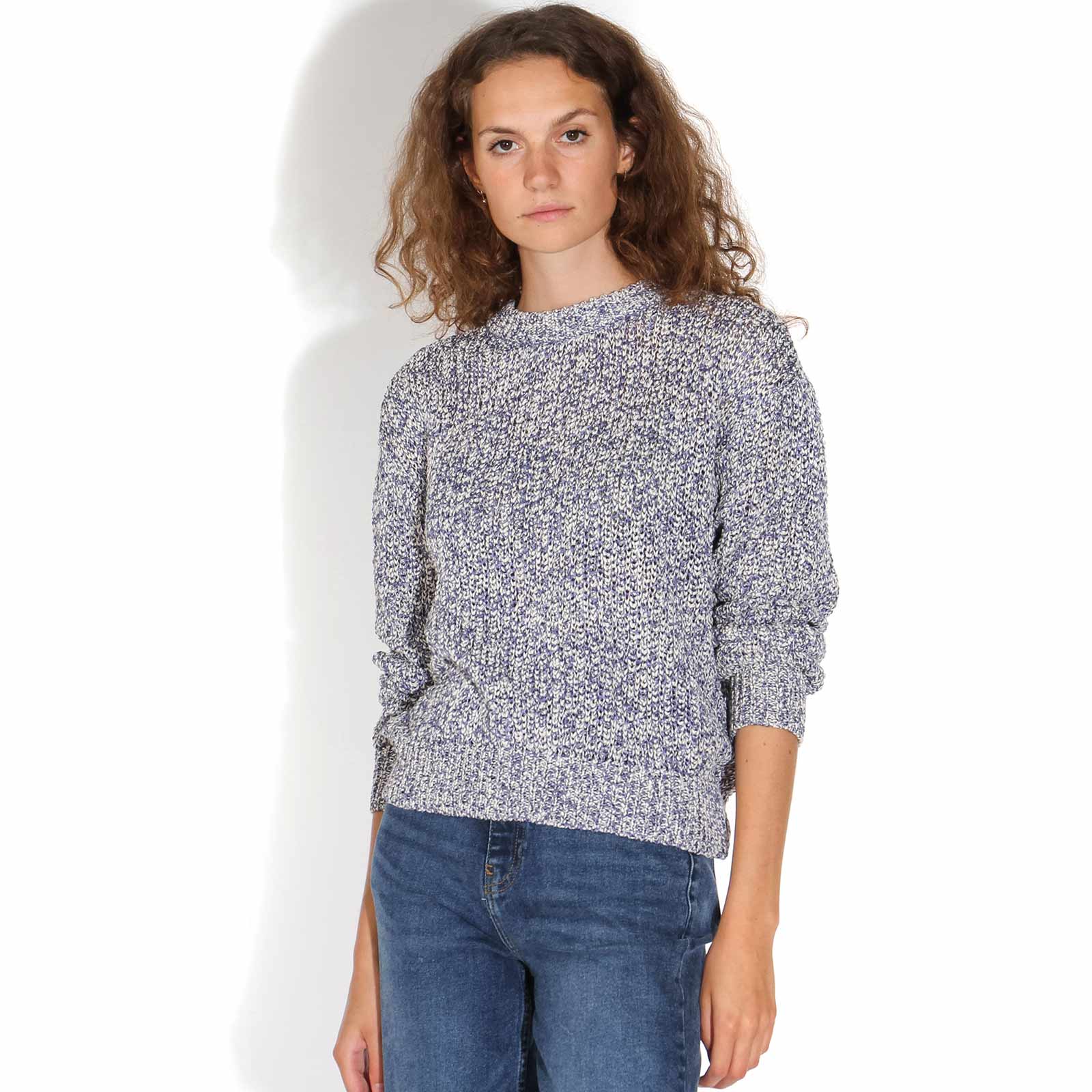 Mikala Jumper dusty blue melange - Image 3