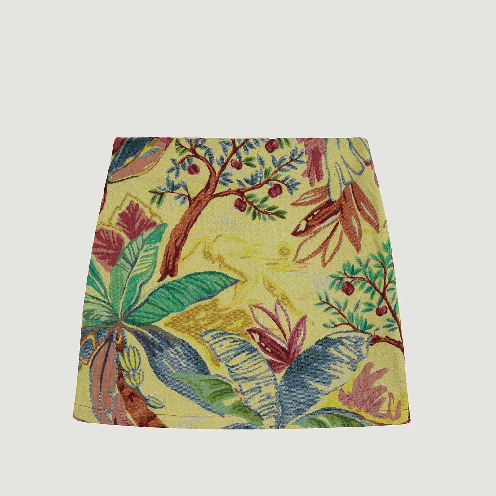 Missofee Skirt palm tree jacquard - Image 4
