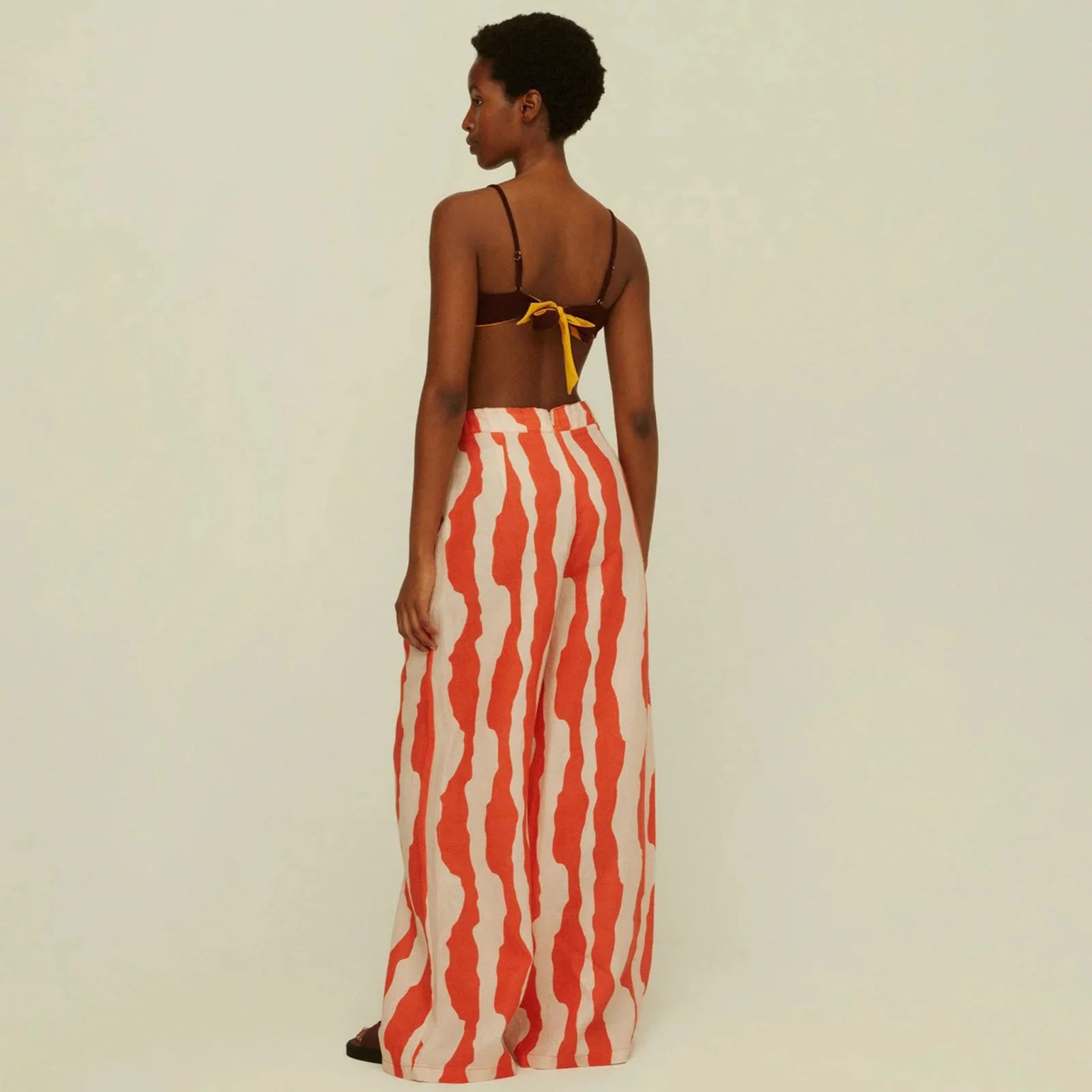 Mojave Linen Pants orange calima - Image 4