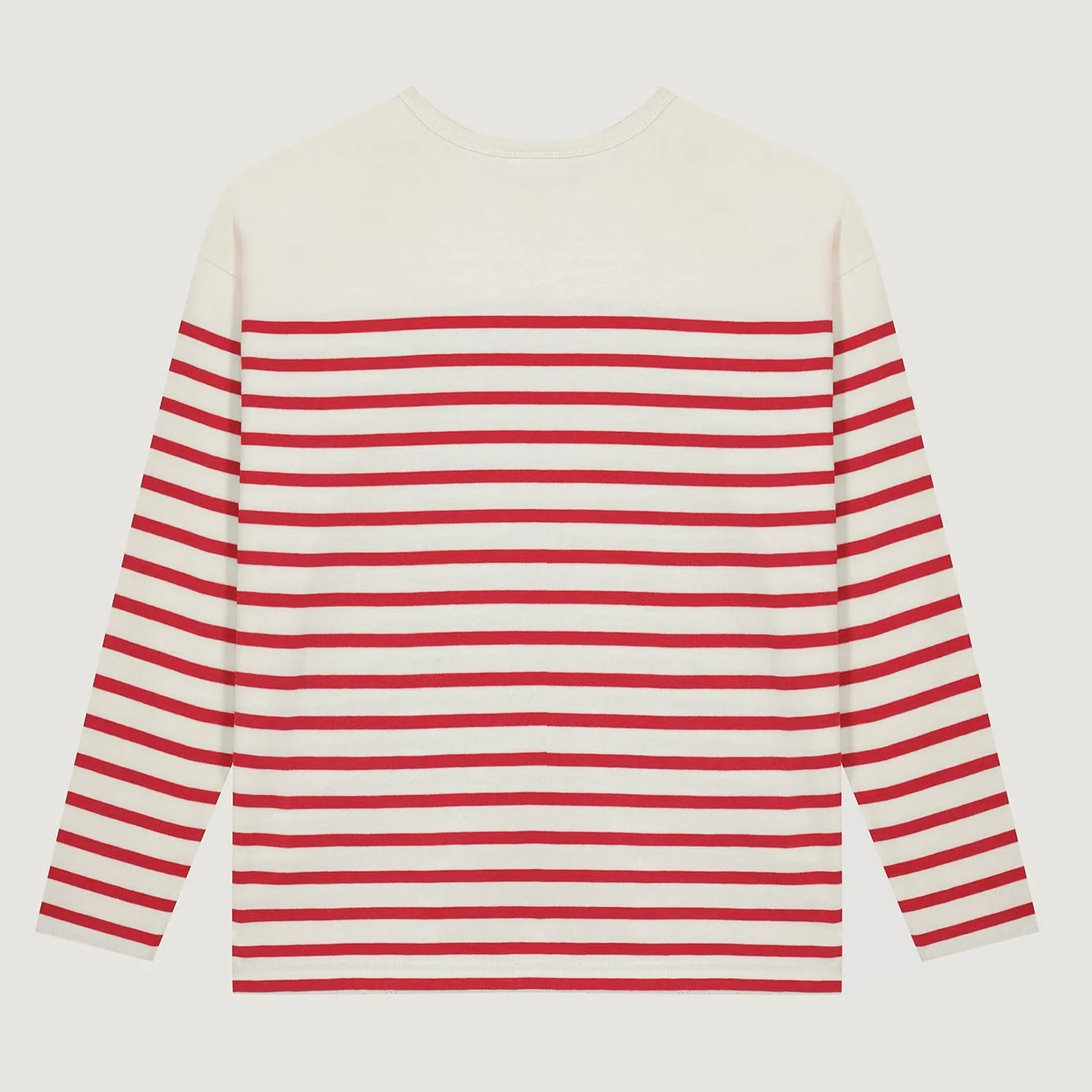 Montpar I Love La Vie/GOTS Longsleeve ivory/poppy - Image 2
