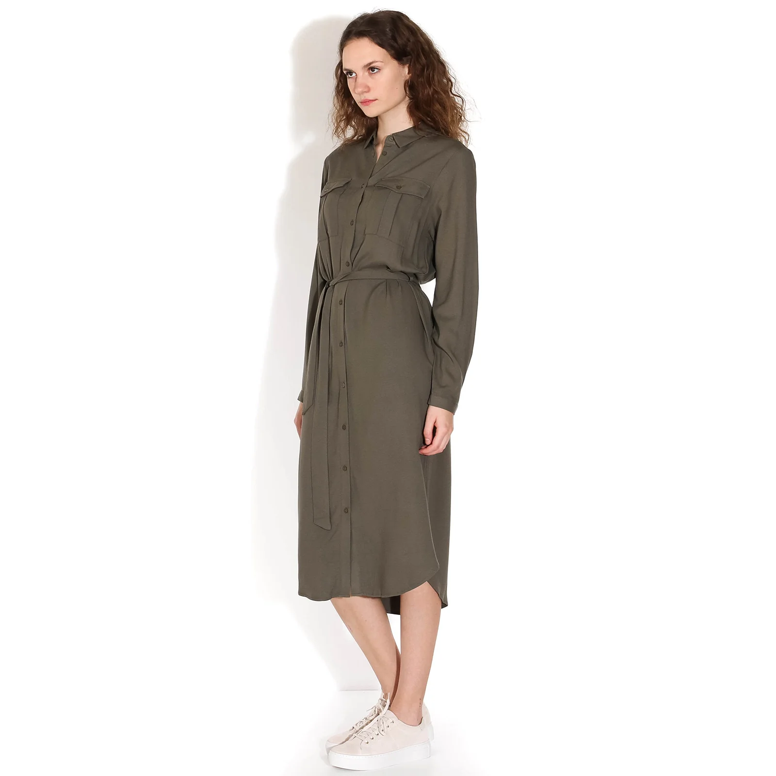Idina Leia LS Shirt Dress grape leaf - Image 3