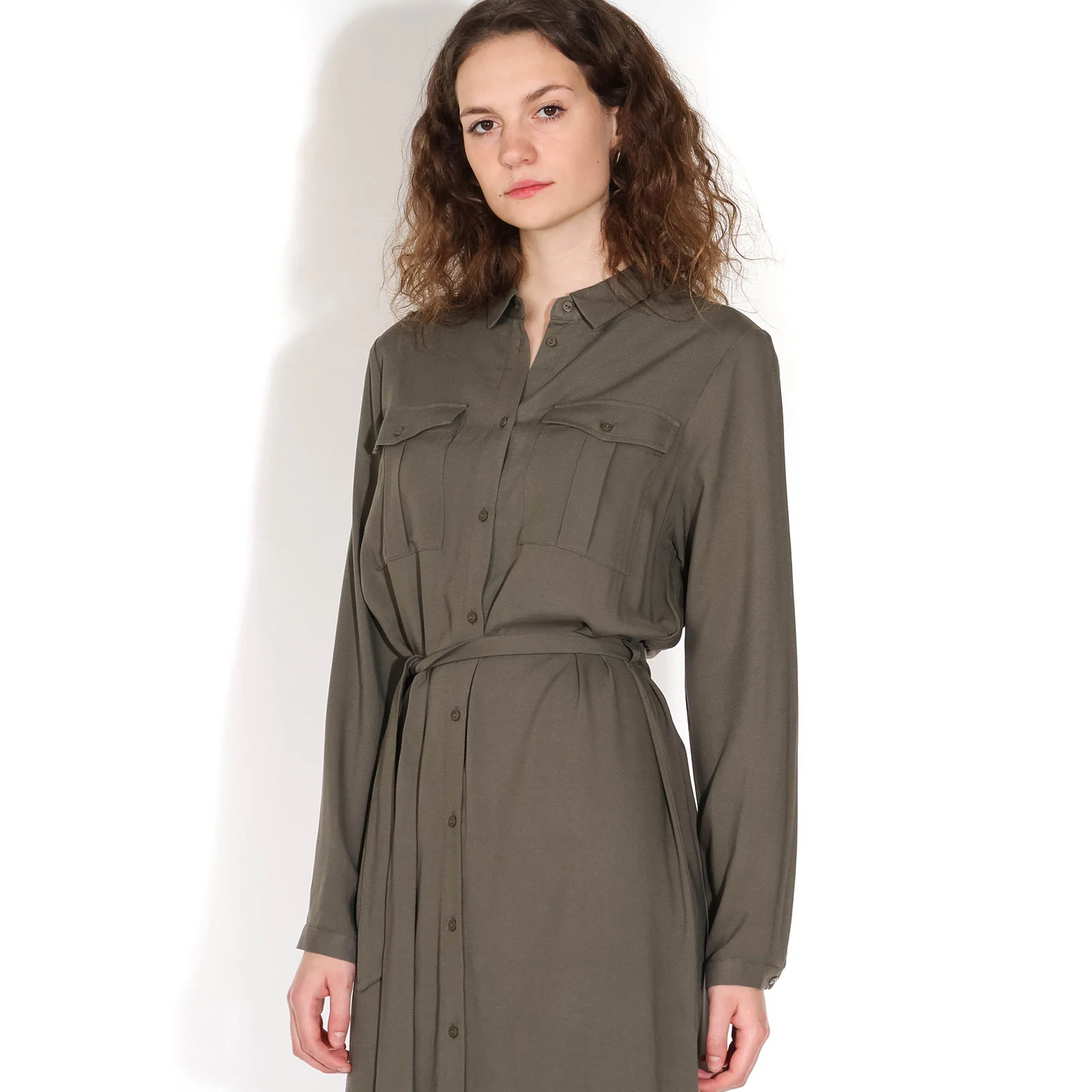Idina Leia LS Shirt Dress grape leaf - Image 4