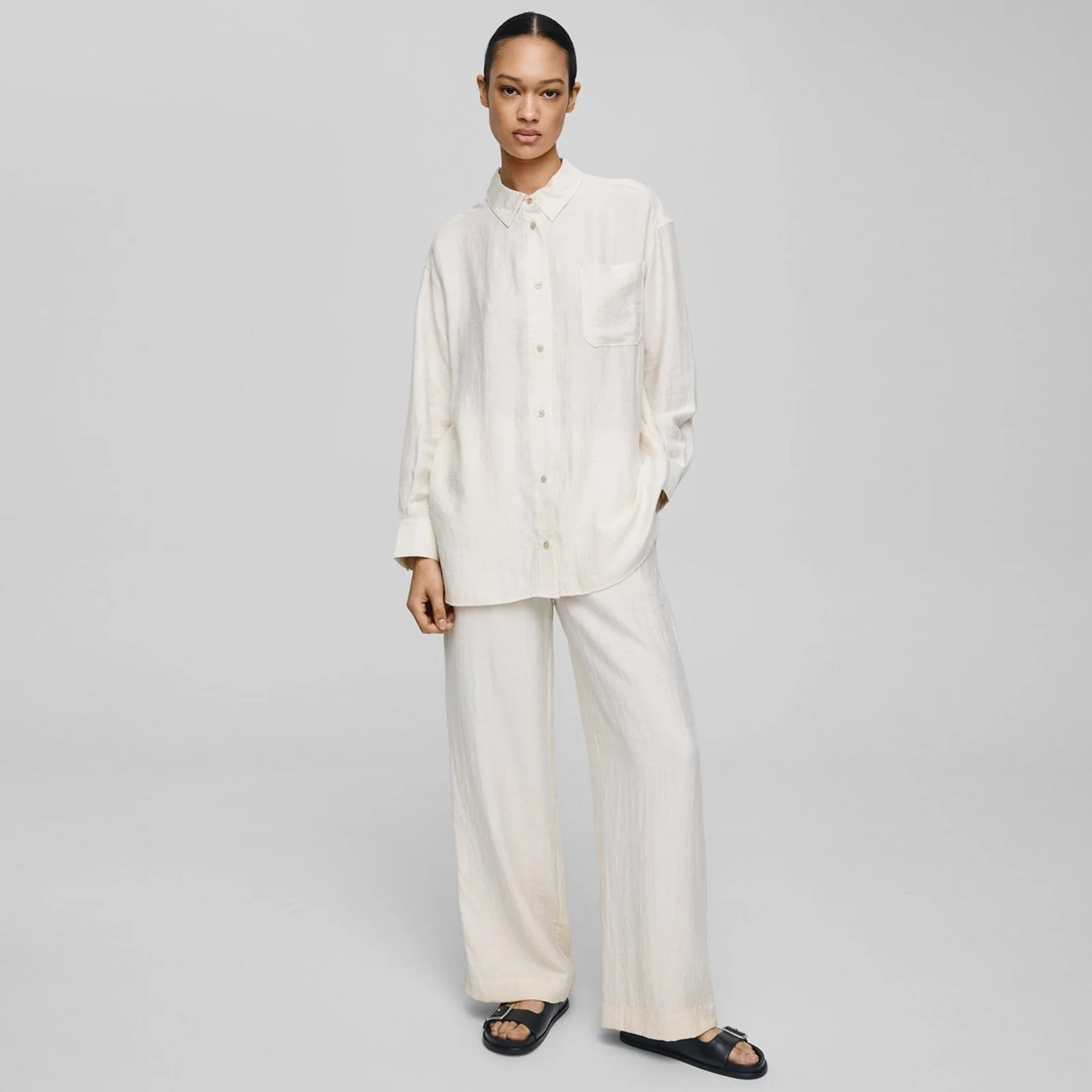MSCHDisa HW Pants sand melange