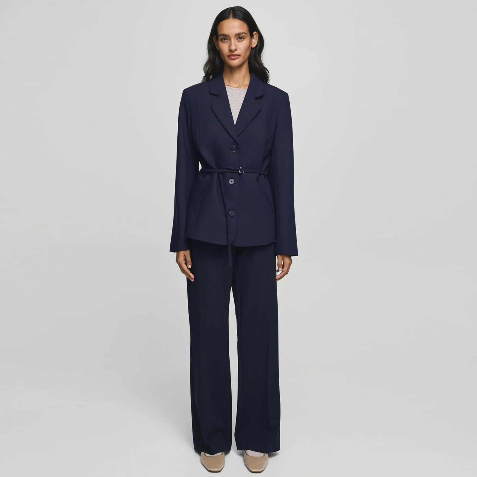 MSCHFreylia Pants mari blue melange