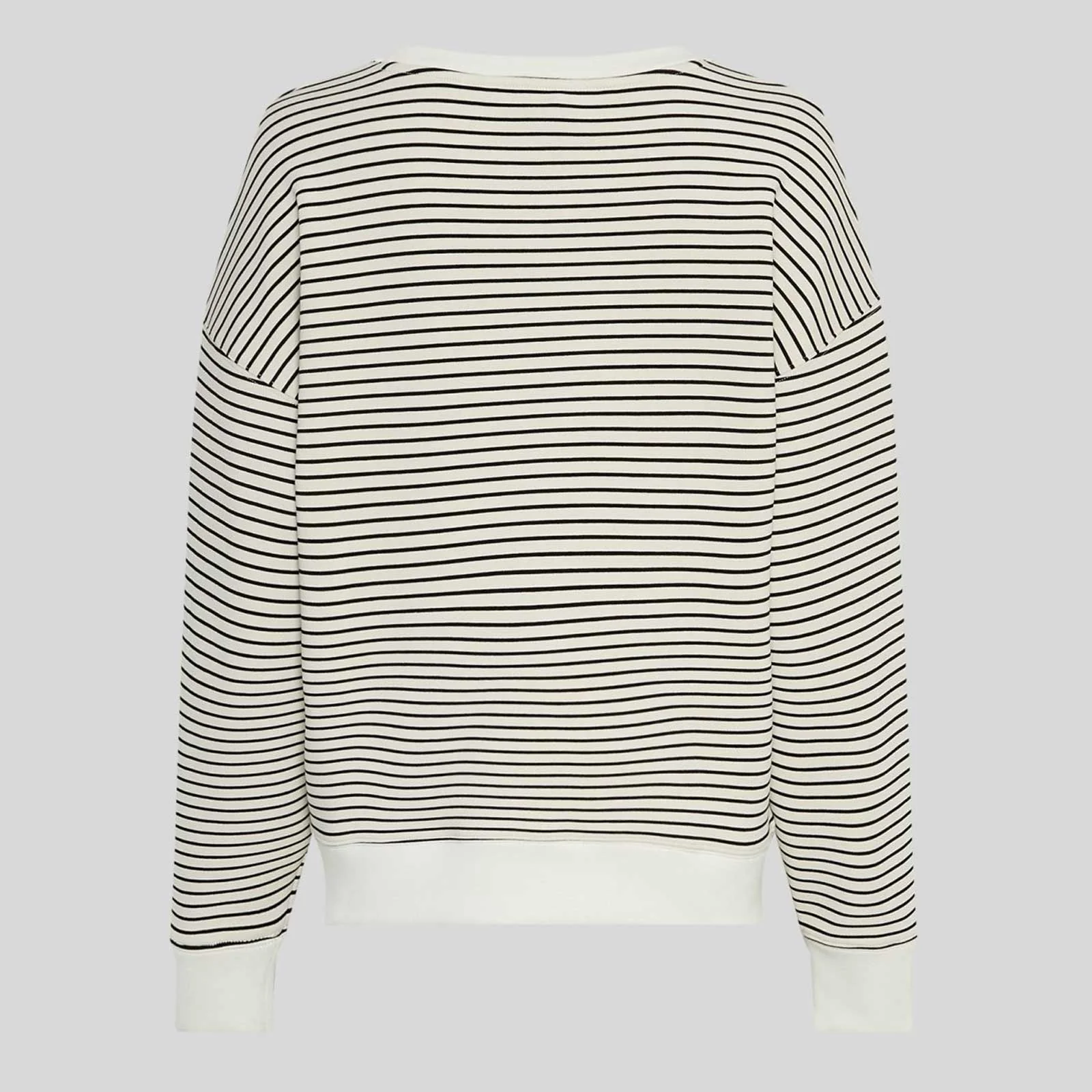 MSCHIma Q Sweatshirt stripe oatmeal/black - Image 2